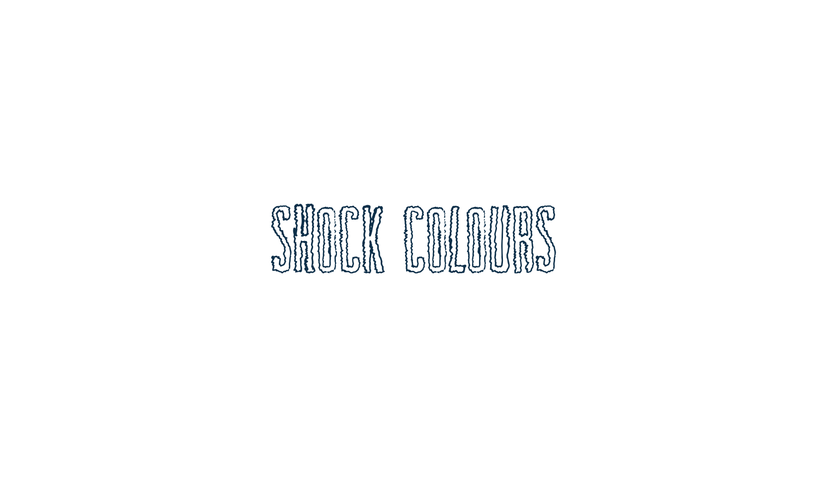 Shock Colours, halloween font preview
