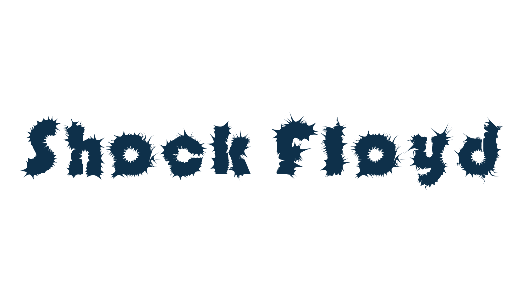Shock Floyd, holiday halloween fancy decorative horror font preview
