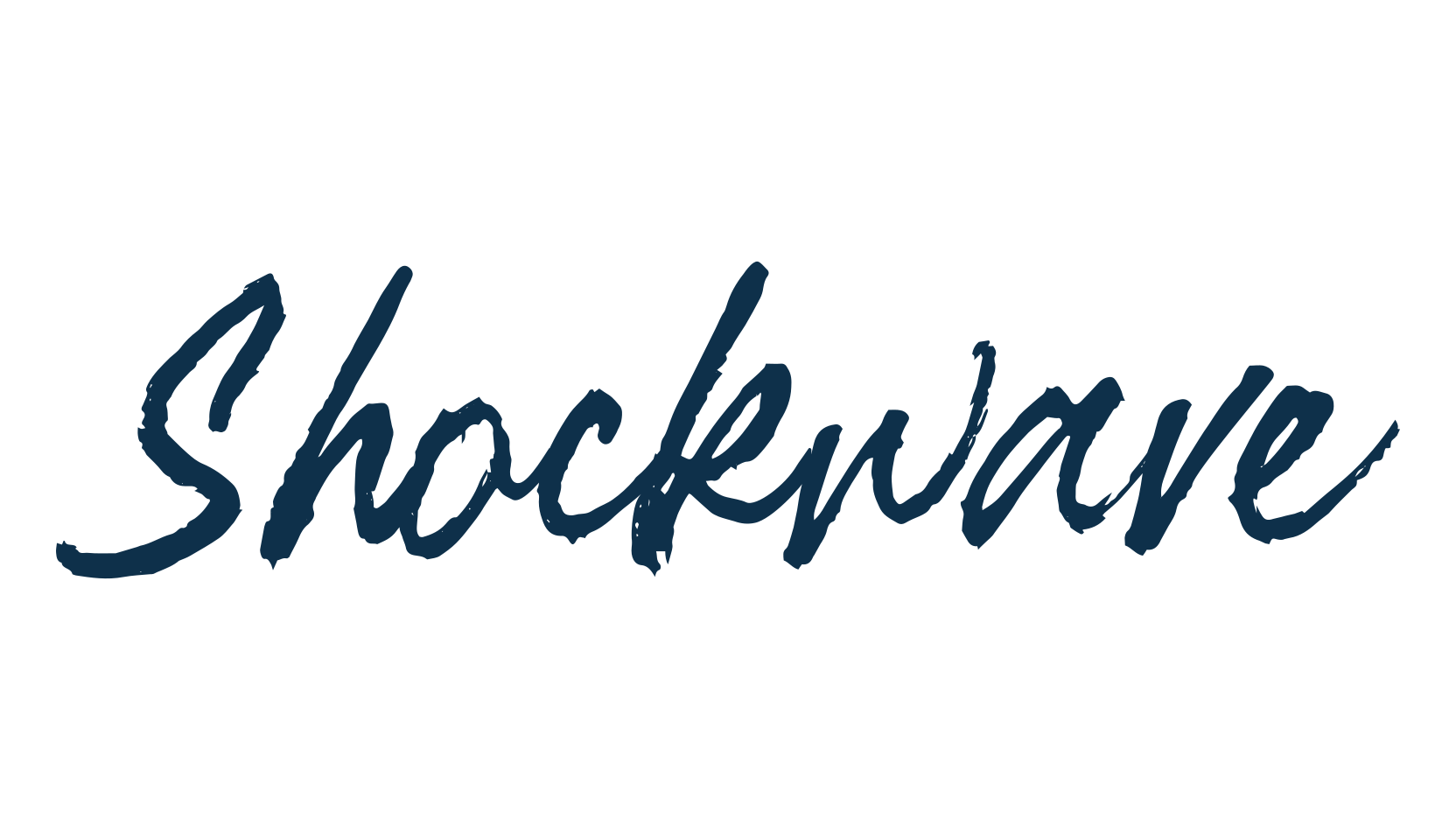Shockwave (shockwave), brush font preview