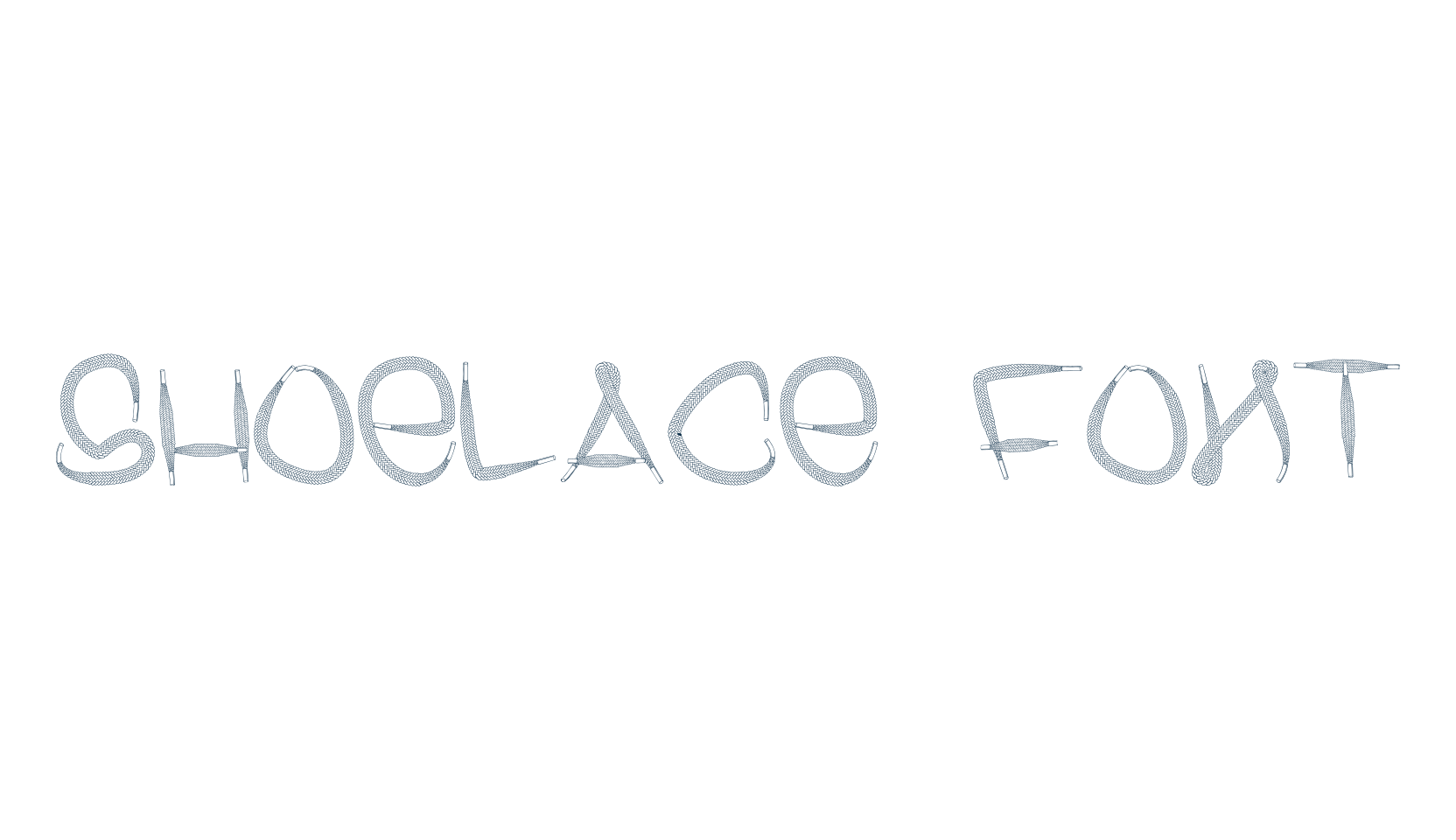 Shoelace Font, fancy decorative font preview