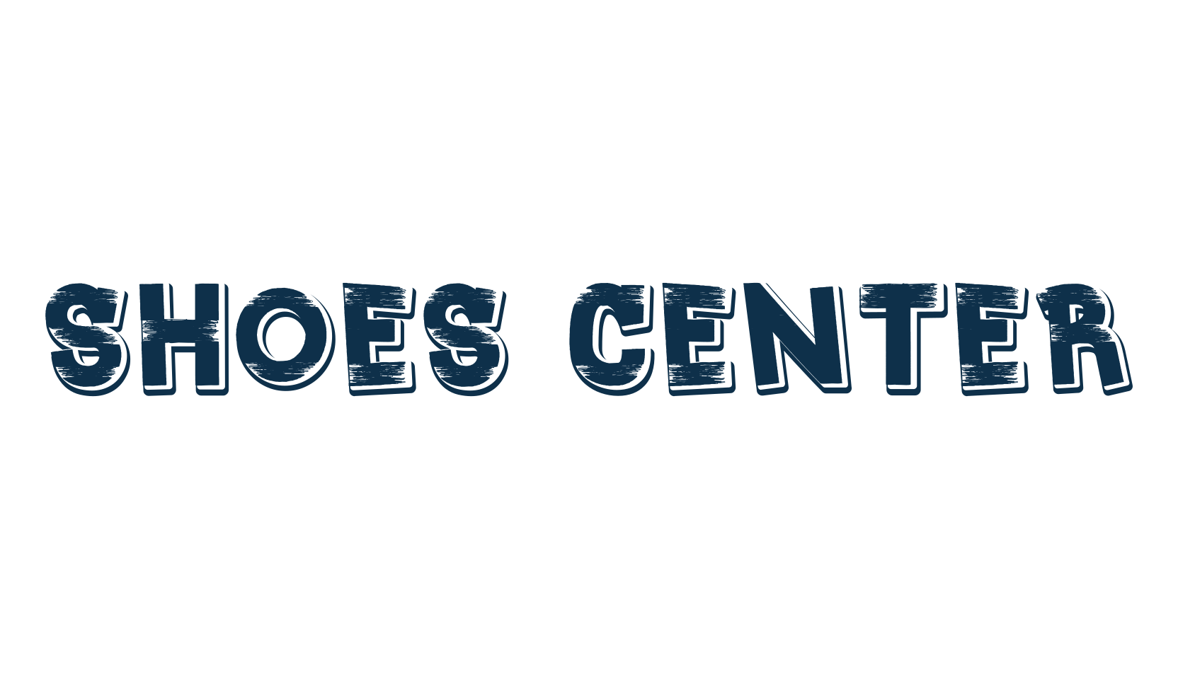 Shoes Center, cartoon font preview