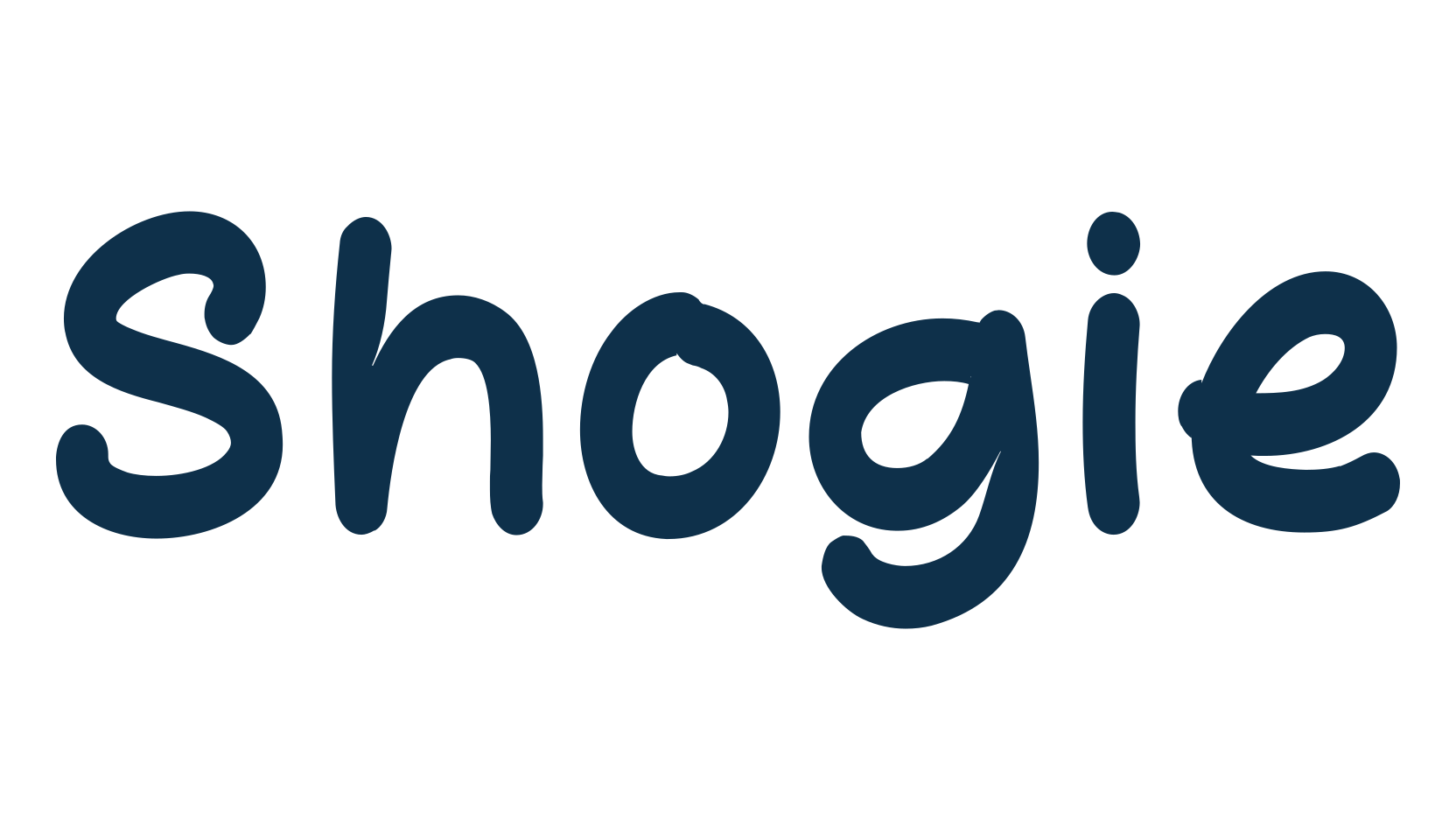 Shogie, cartoon font preview