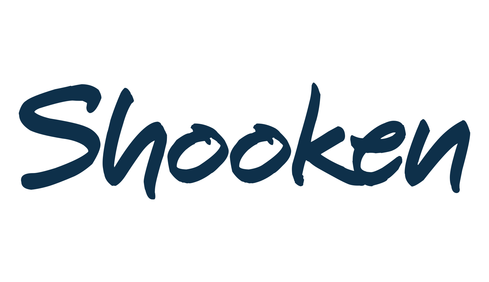 Shooken, handwriting font preview