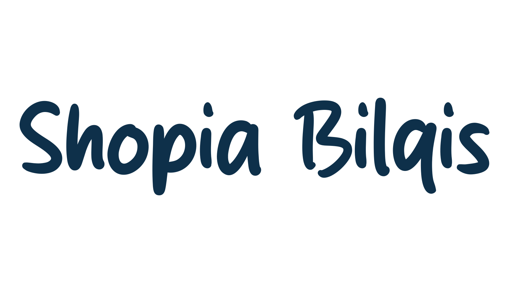 Shopia Bilqis, handwriting font preview