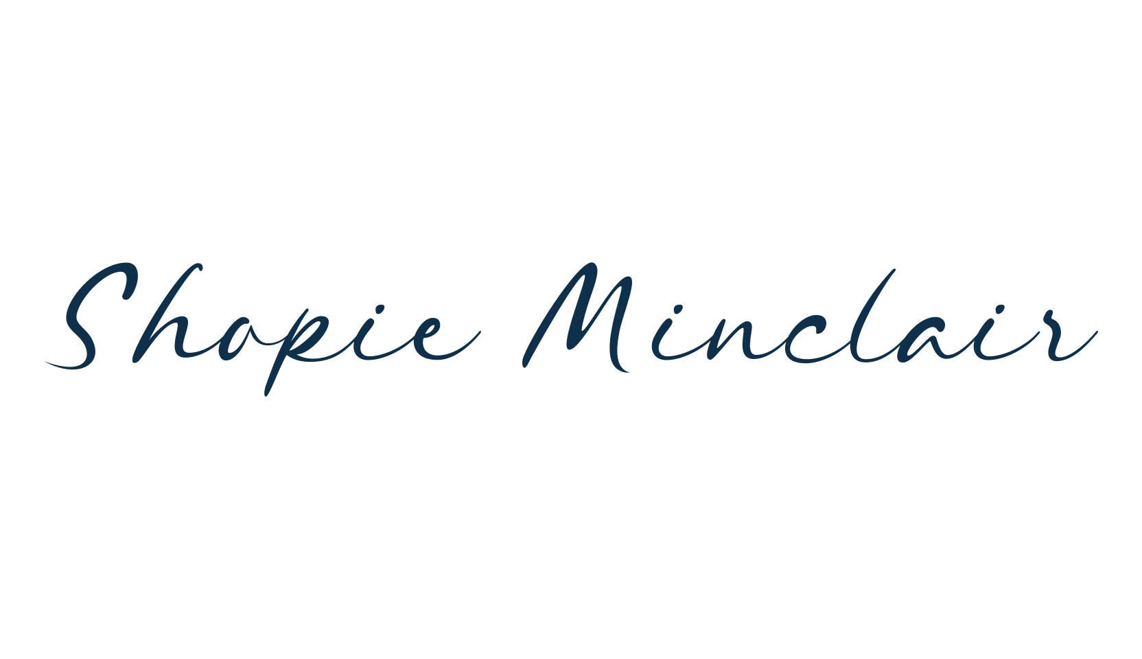 Shopie Minclair, script handwritten fancy decorative calligraphy font preview