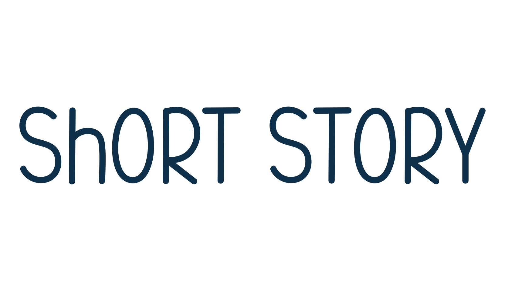 Short Story, script handwritten fancy decorative calligraphy font preview