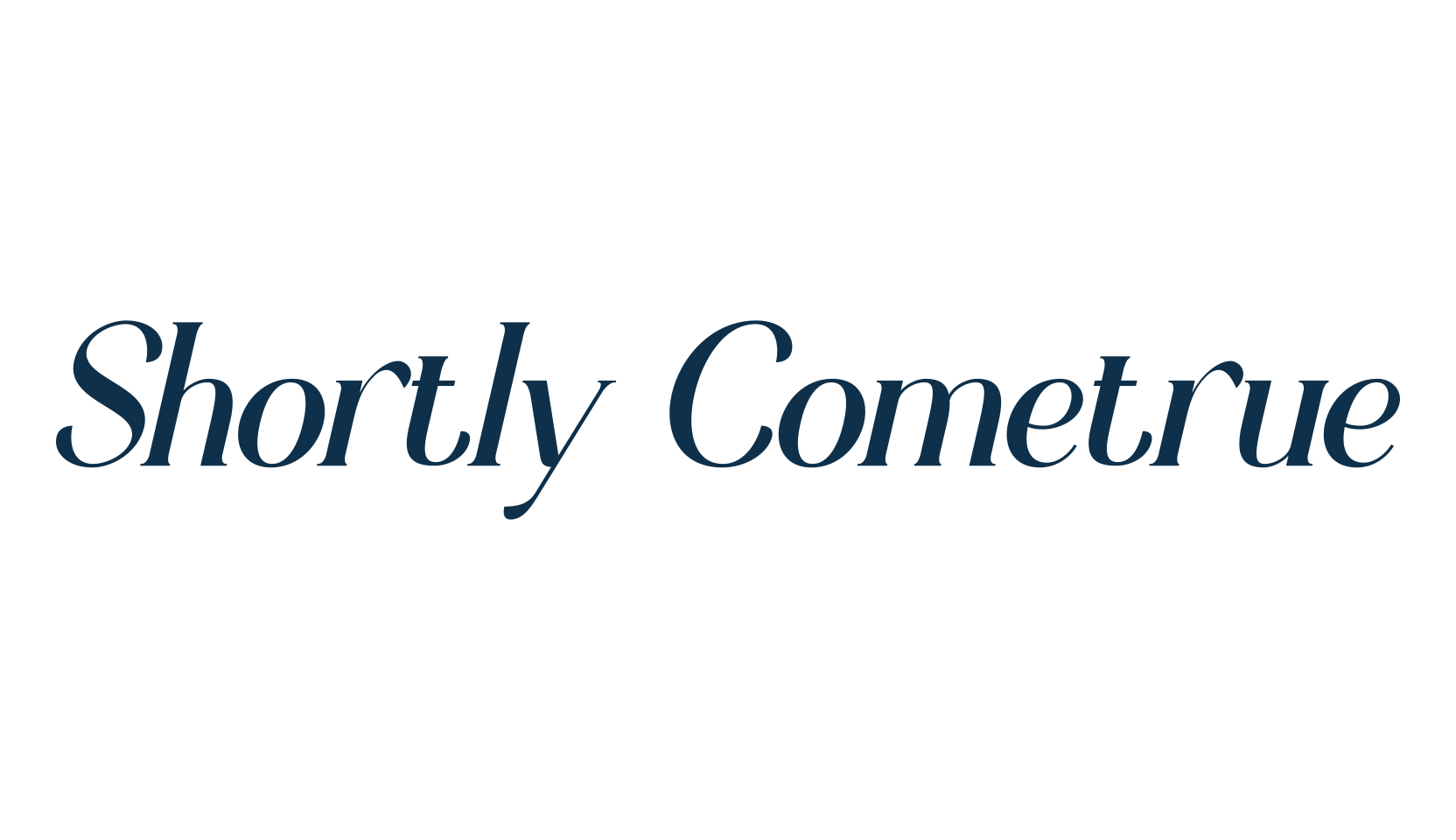 Shortly Cometrue, serif font preview