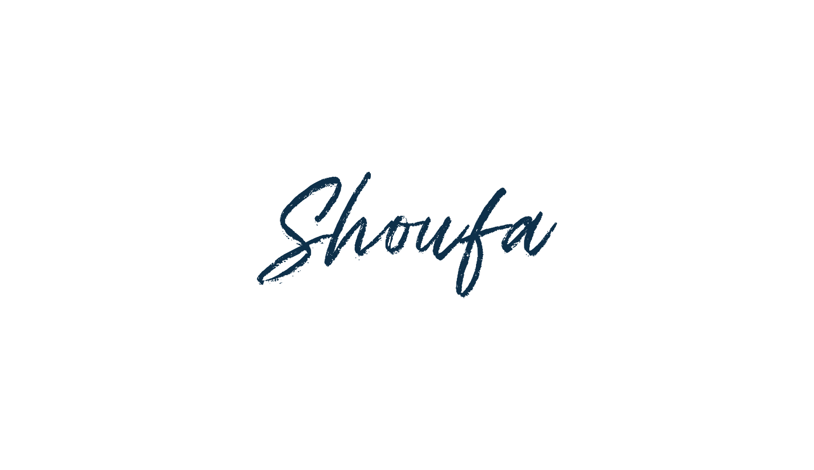 Shoufa, brush font preview