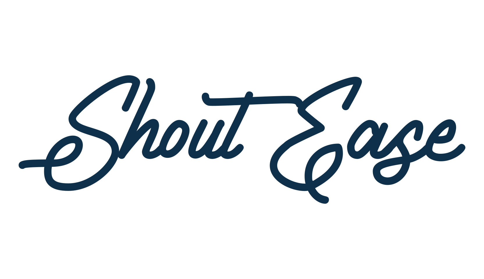 Shout Ease, script handwritten fancy decorative calligraphy font preview