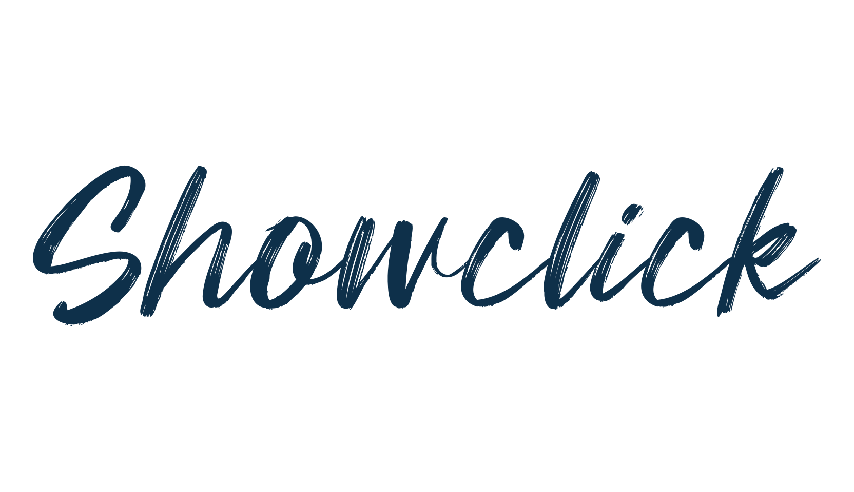 Showclick, script handwritten fancy decorative calligraphy font preview