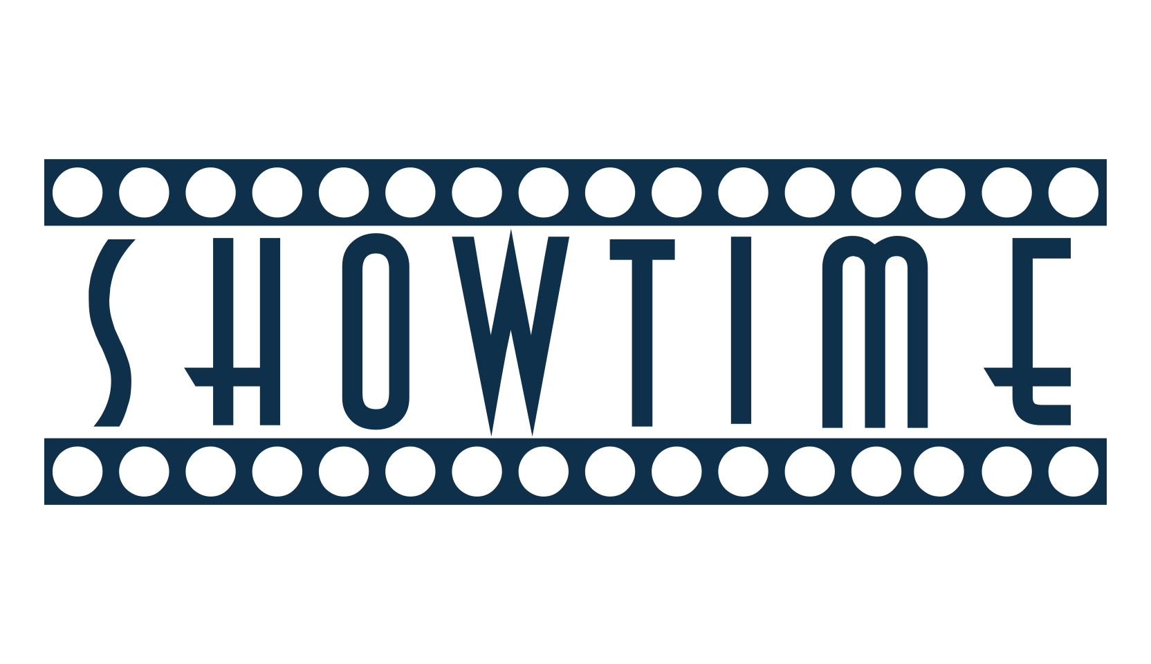 Showtime, fancy retro decorative font preview