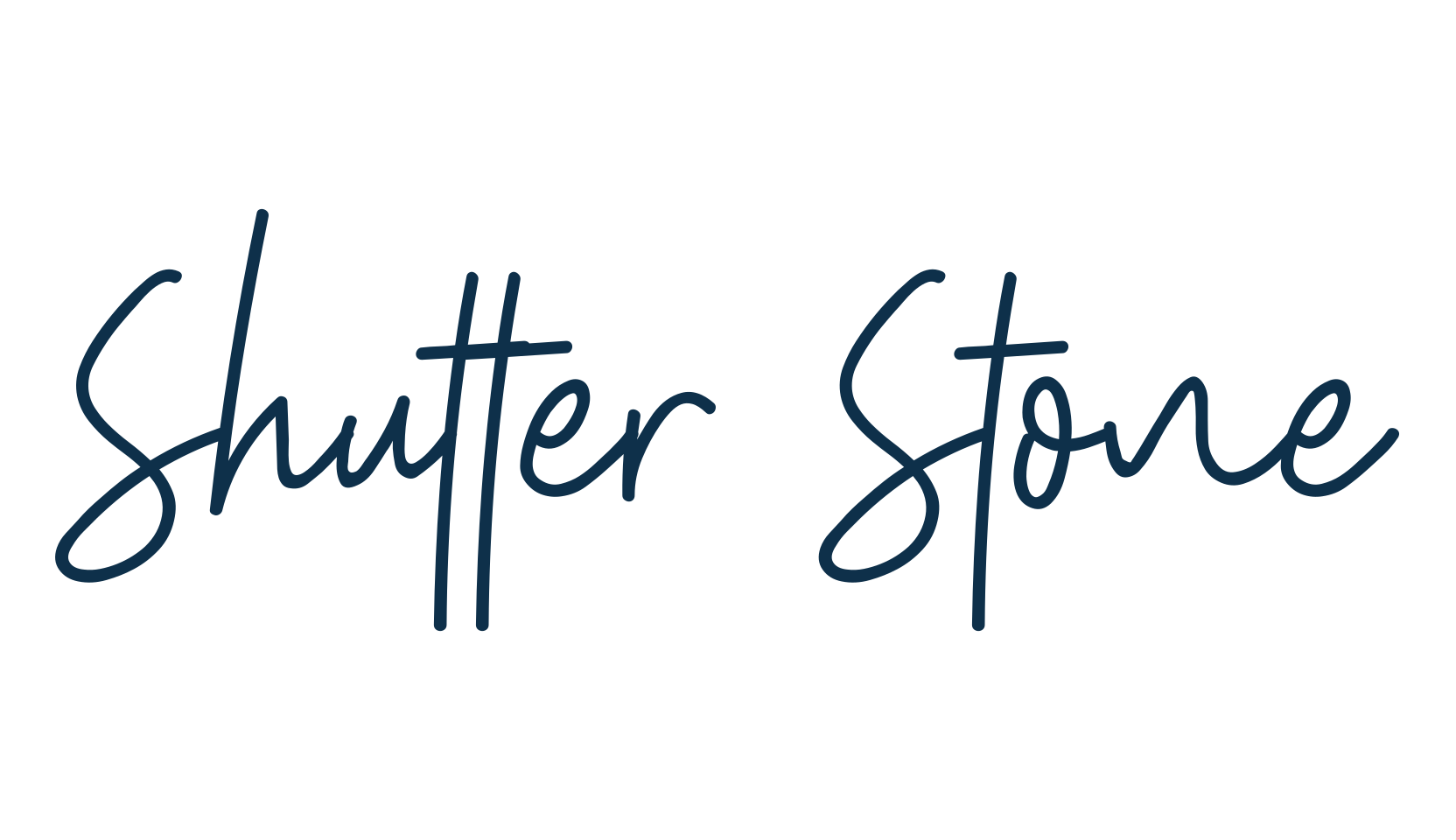 Shutter Stone, script handwritten fancy decorative calligraphy font preview