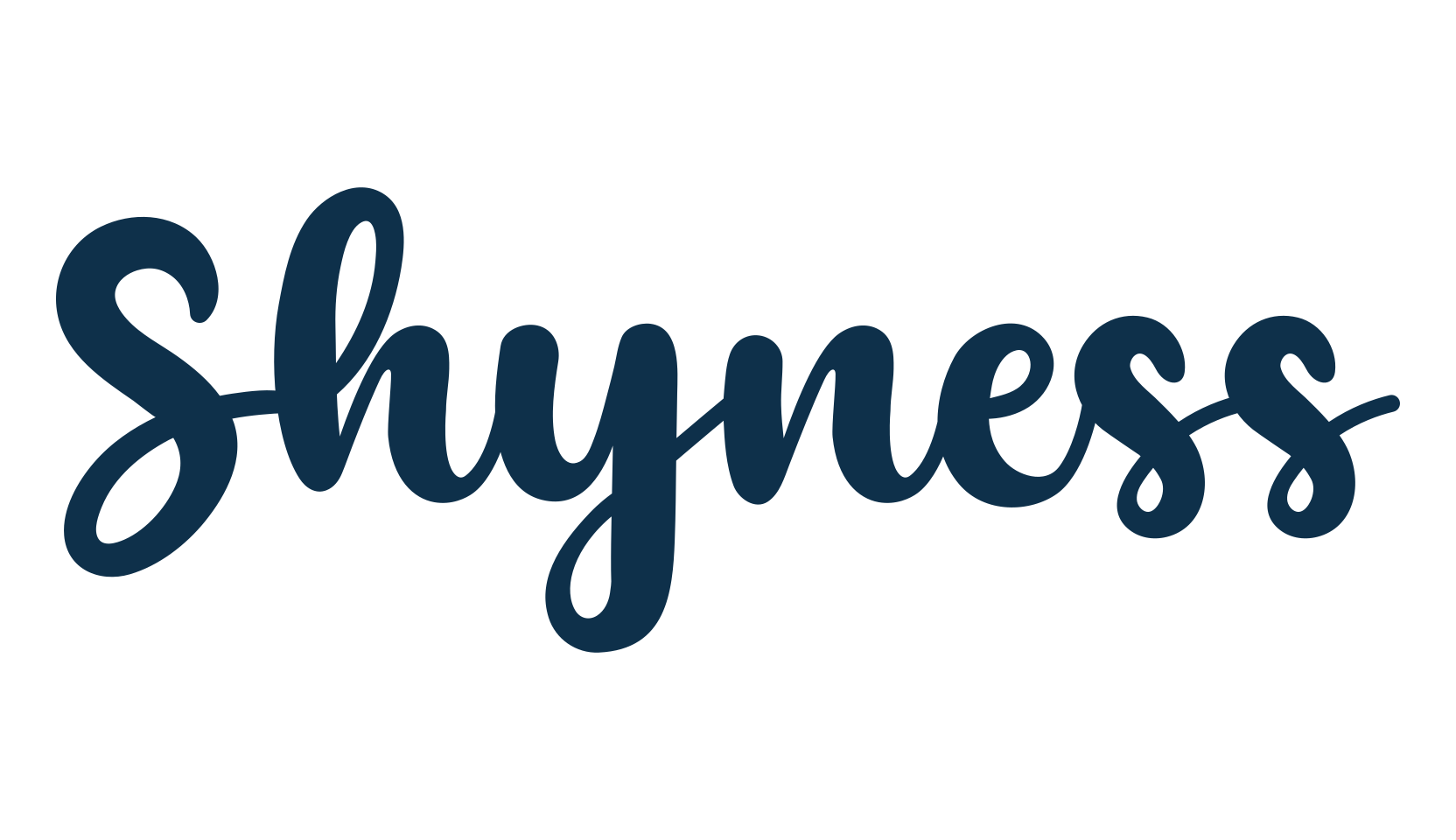 Shyness, various font preview
