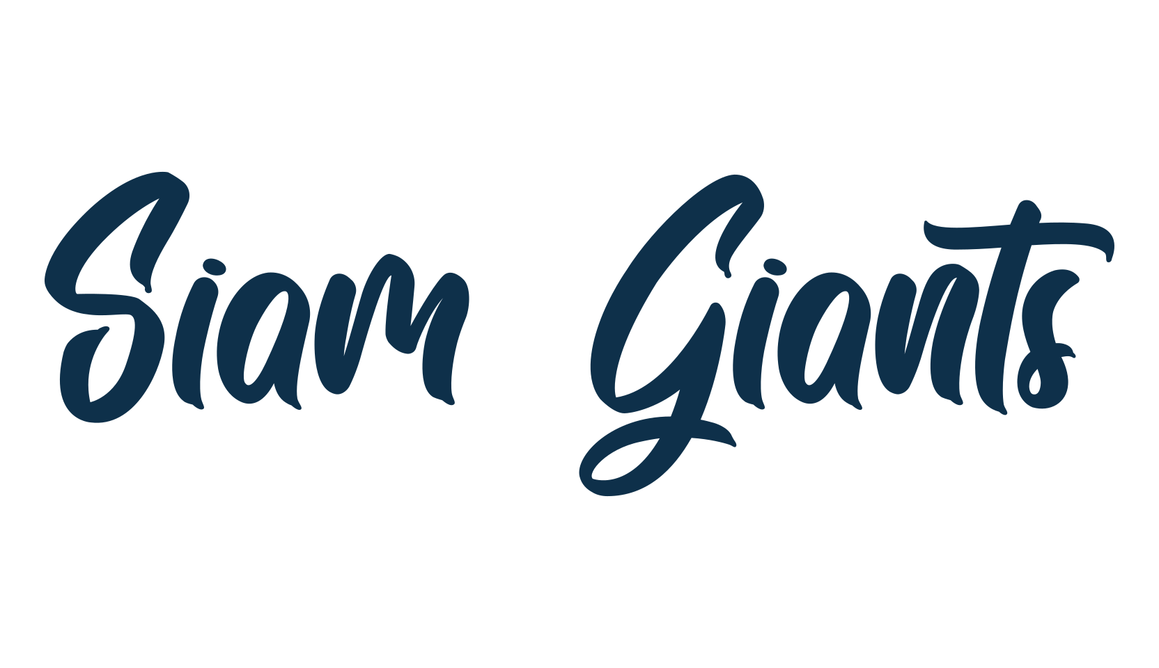 Siam Giants, fancy old school decorative script calligraphy font preview