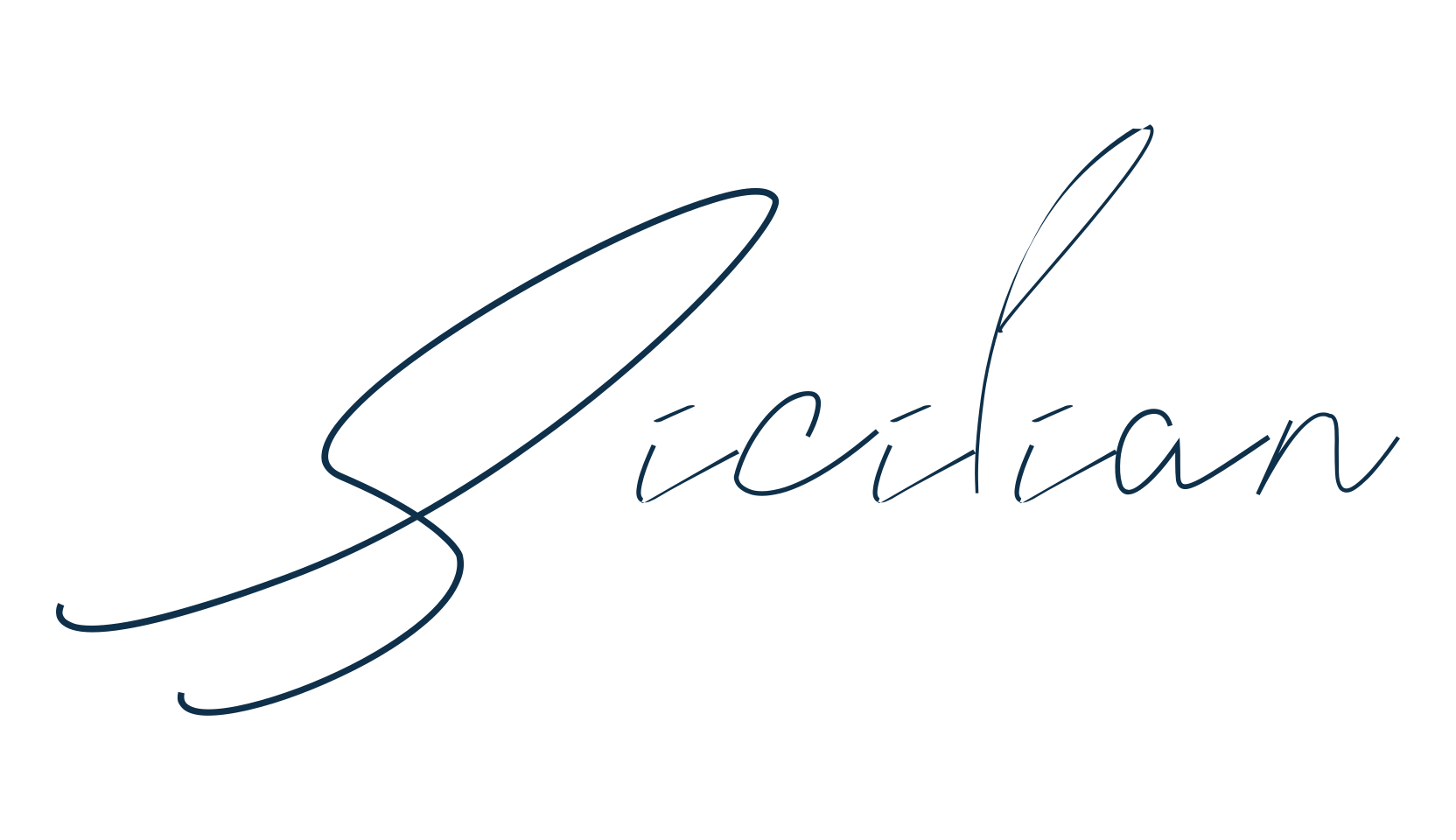 Sicilian, script handwritten fancy decorative calligraphy font preview