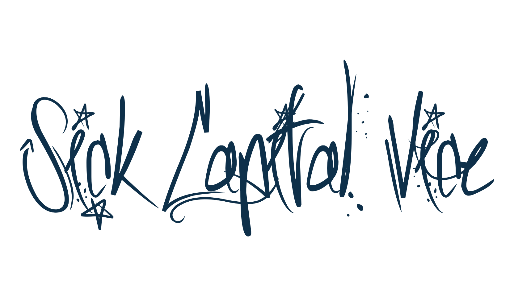 Sick Capital Vice, graffiti font preview