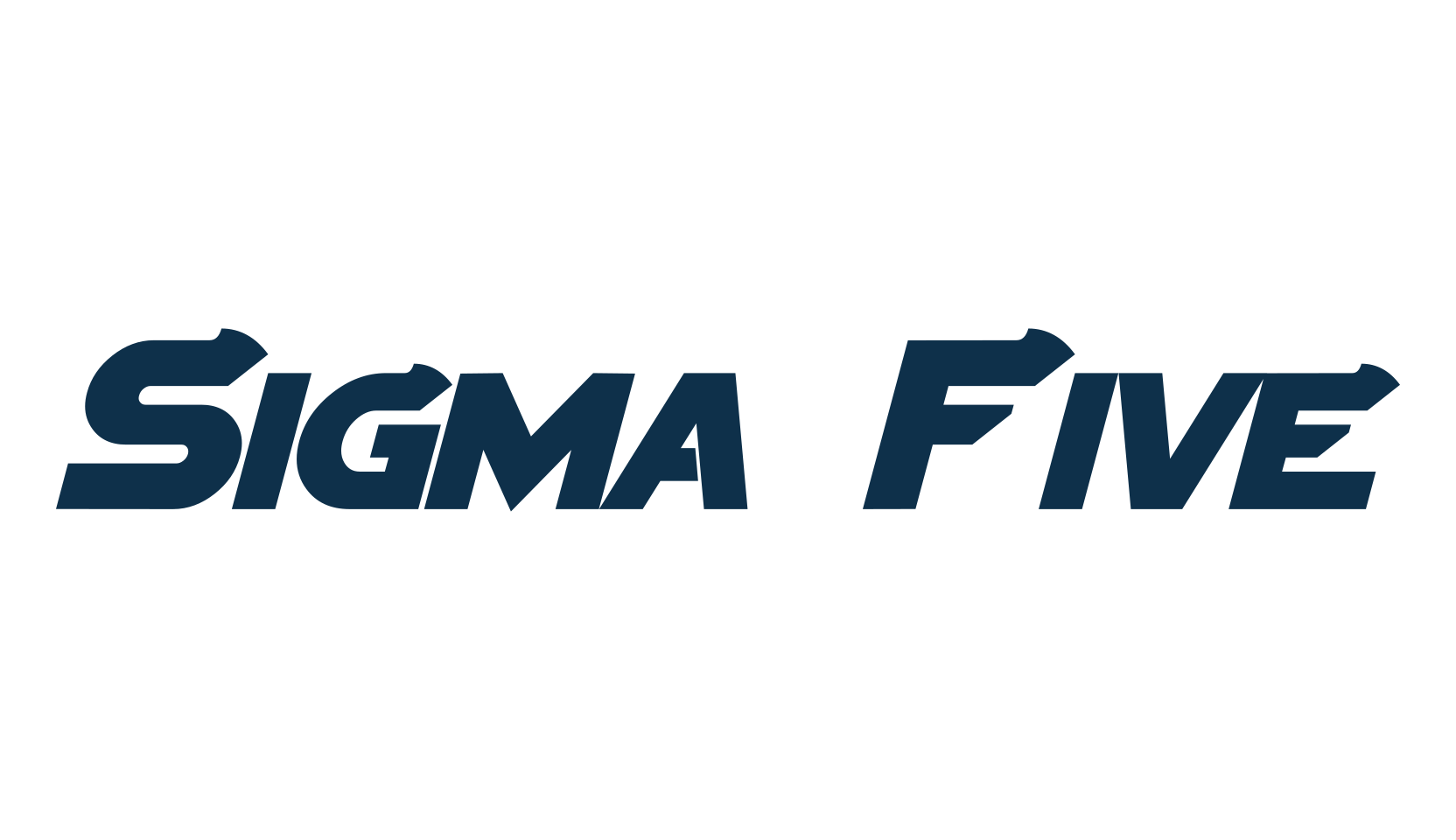 Sigma Five, techno sci-fi font preview