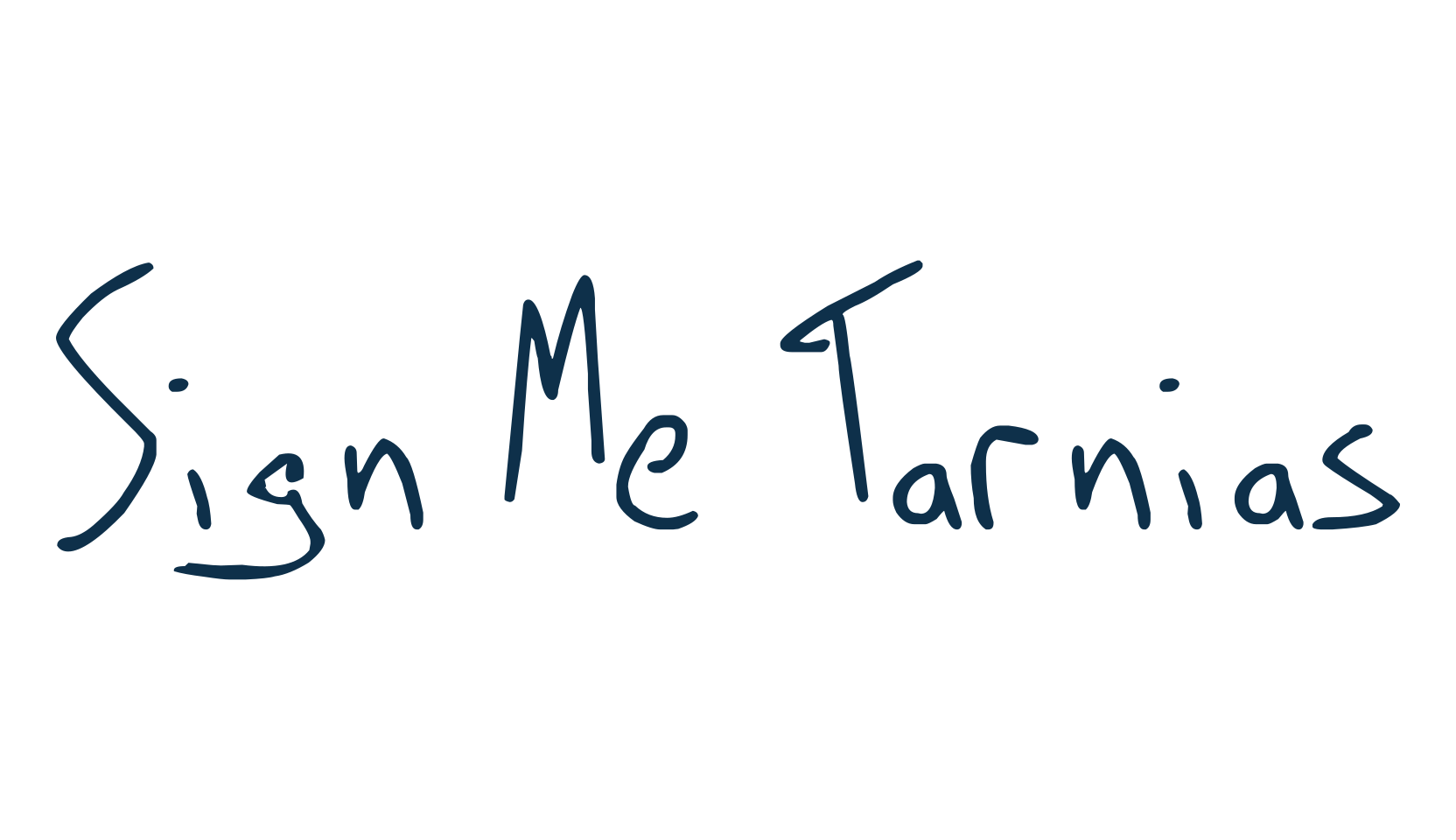 Sign Me Tarnias, script handwritten fancy decorative calligraphy font preview
