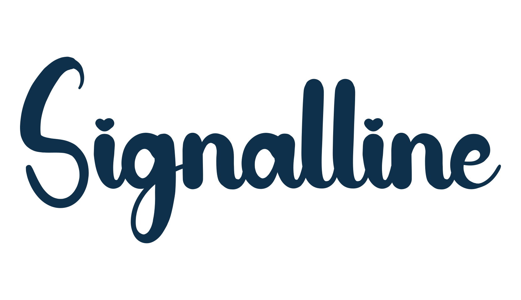 Signalline, fancy decorative font preview