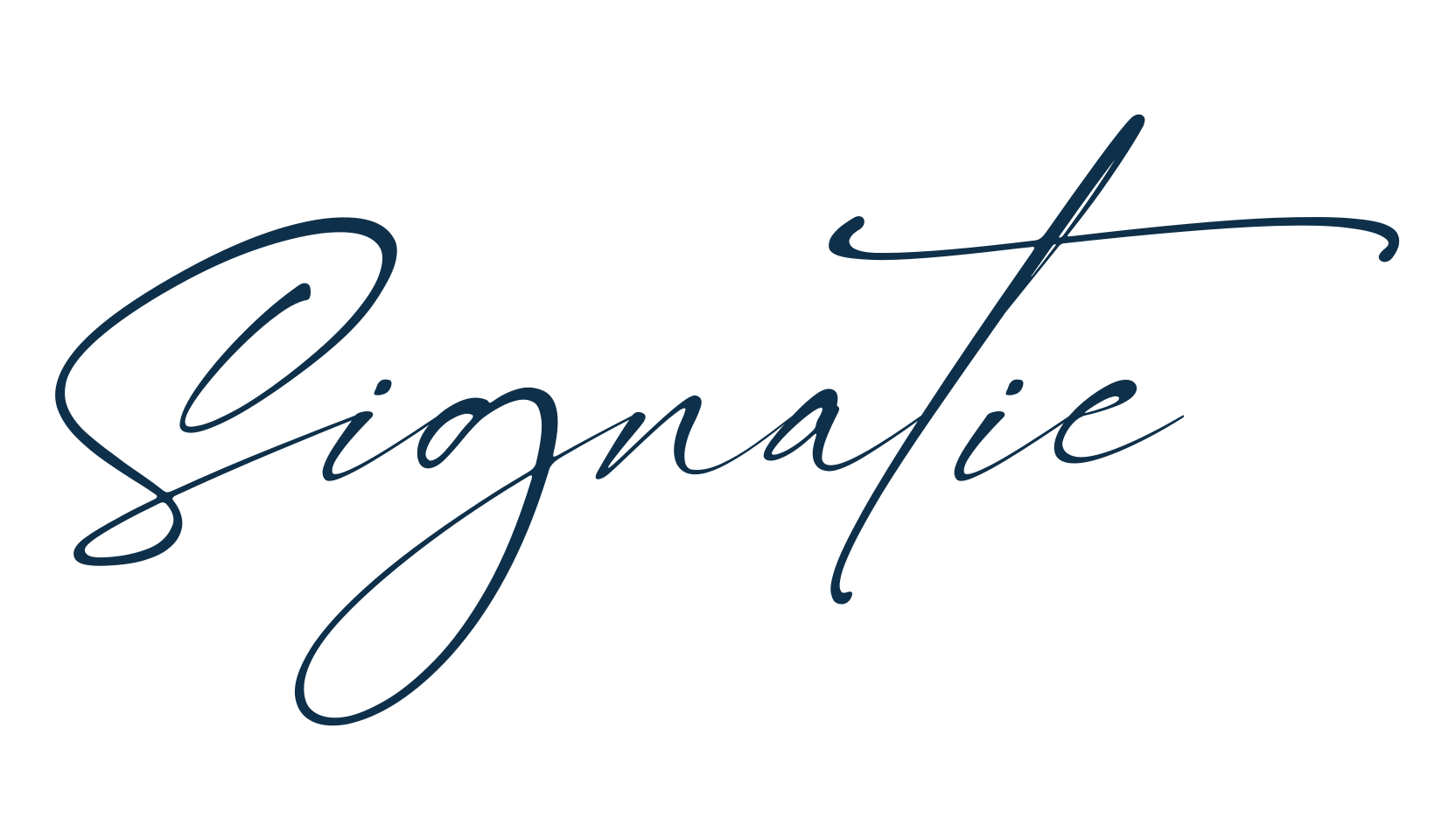 Signatie, handwriting font preview