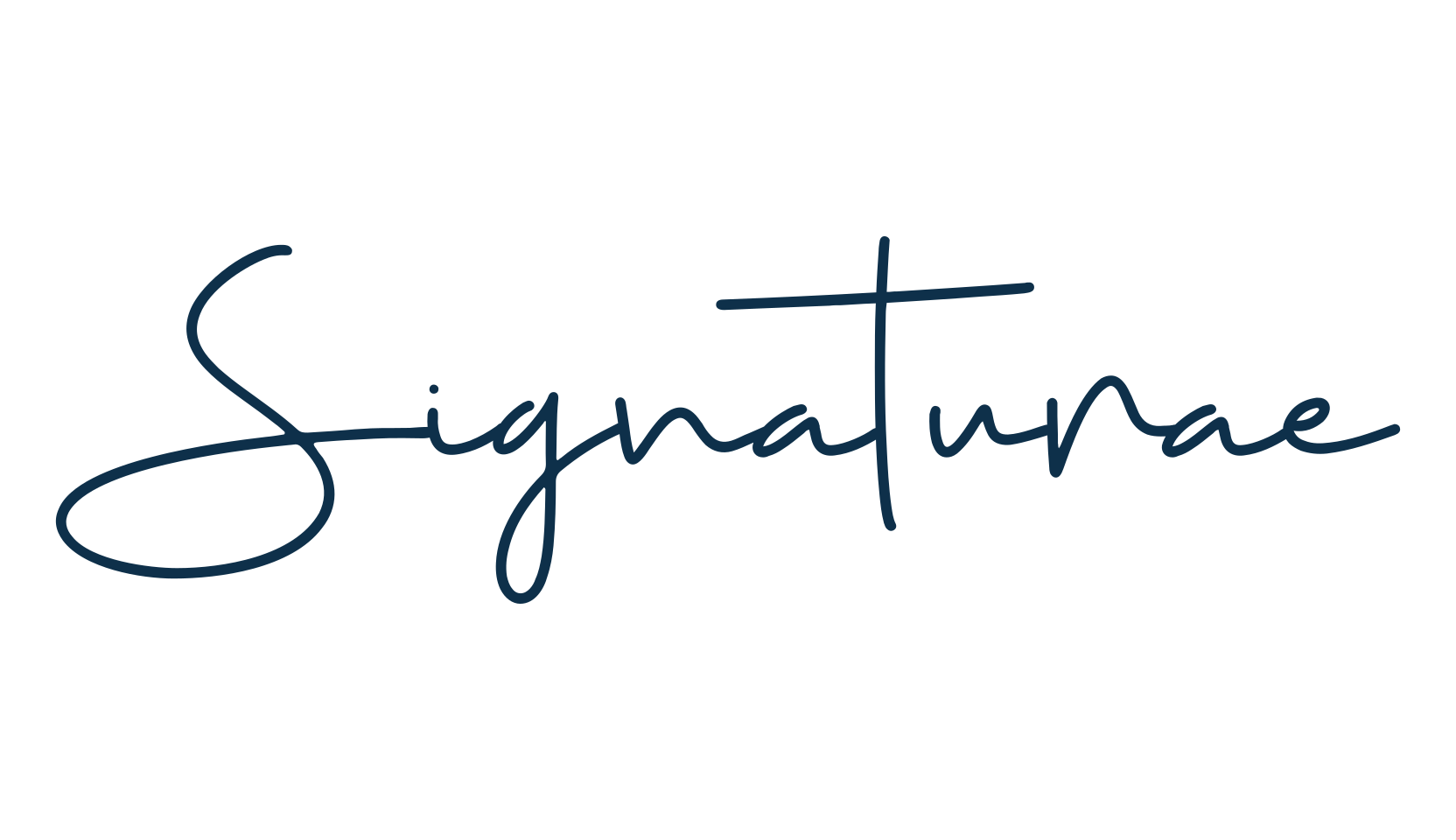 Signaturae, script handwritten fancy decorative calligraphy font preview