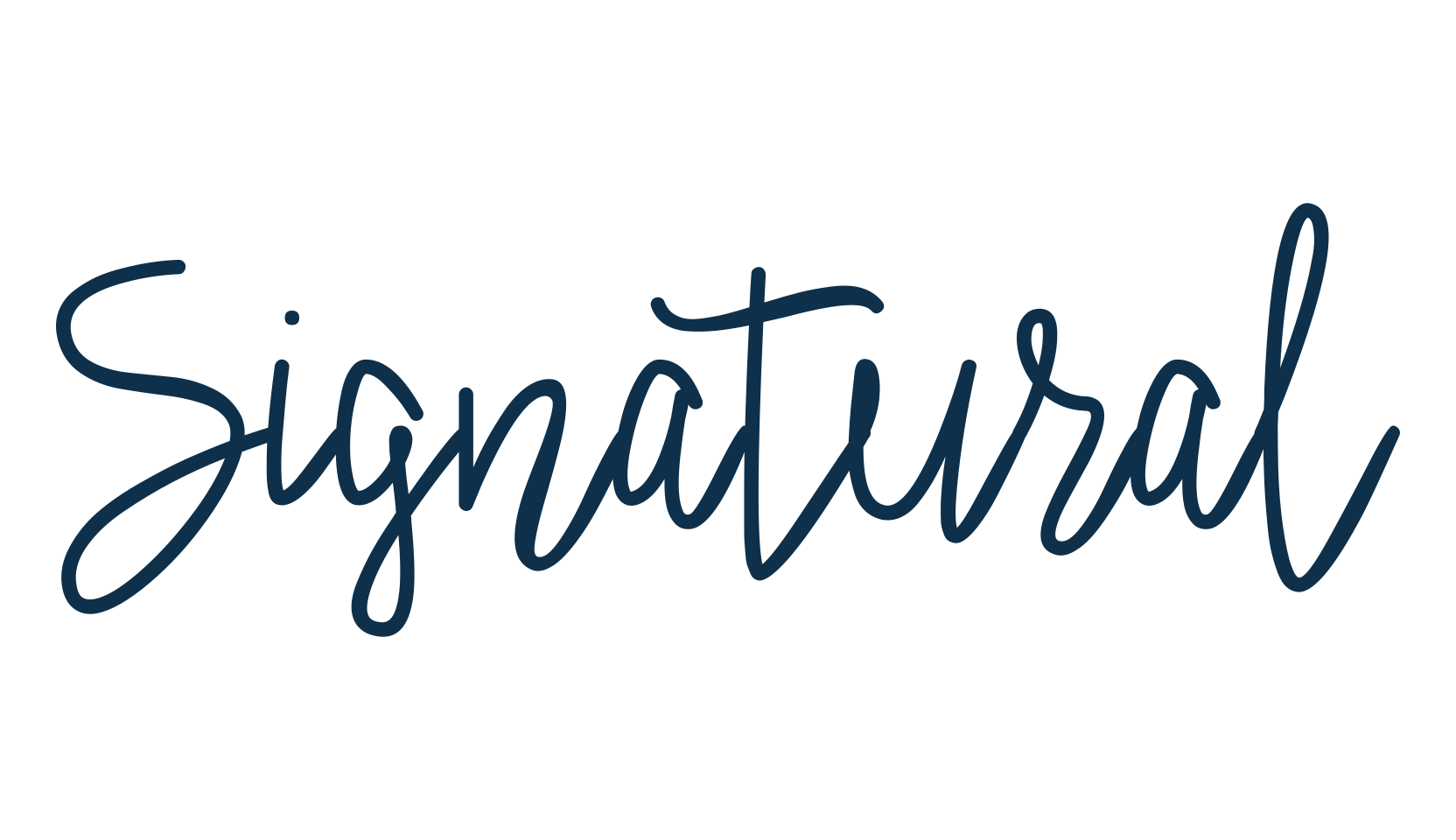Signatural (signatural), script handwritten fancy decorative calligraphy font preview