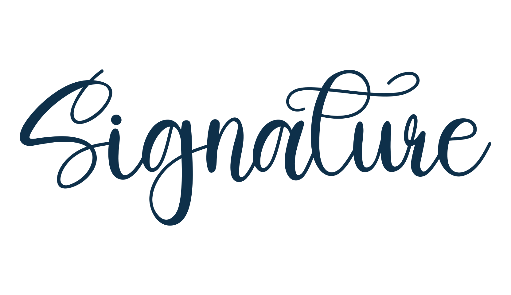 Signature (signature-6), script calligraphy fancy decorative font preview