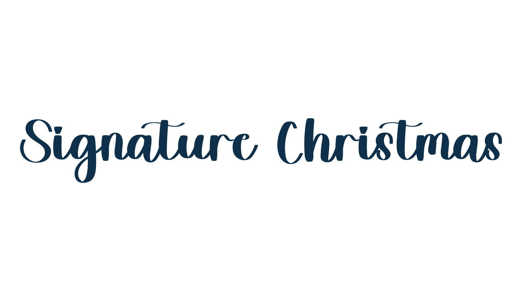 Signature Christmas (signature-christmas-2), fancy decorative font preview