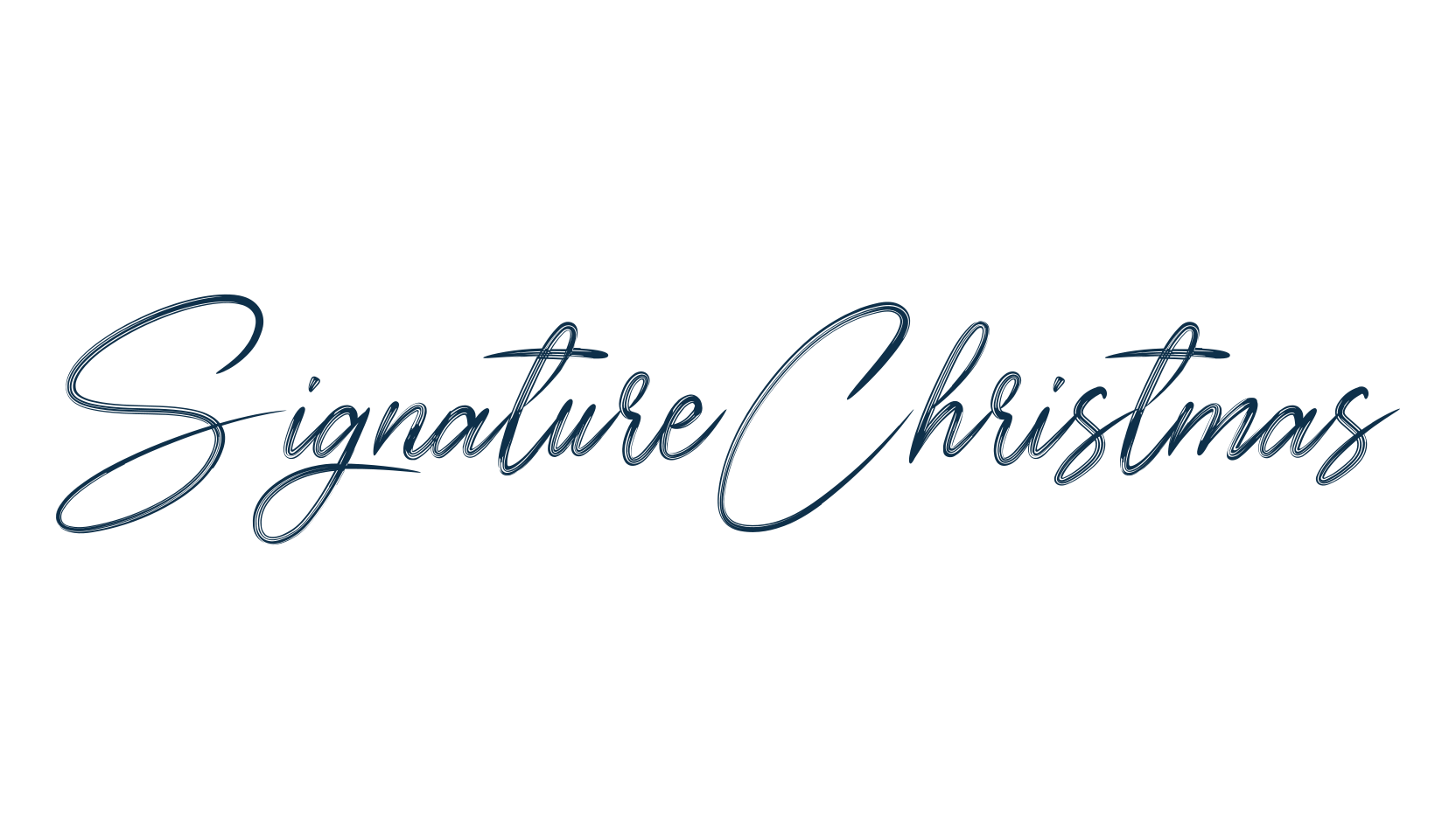 Signature Christmas (signature-christmas), various font preview