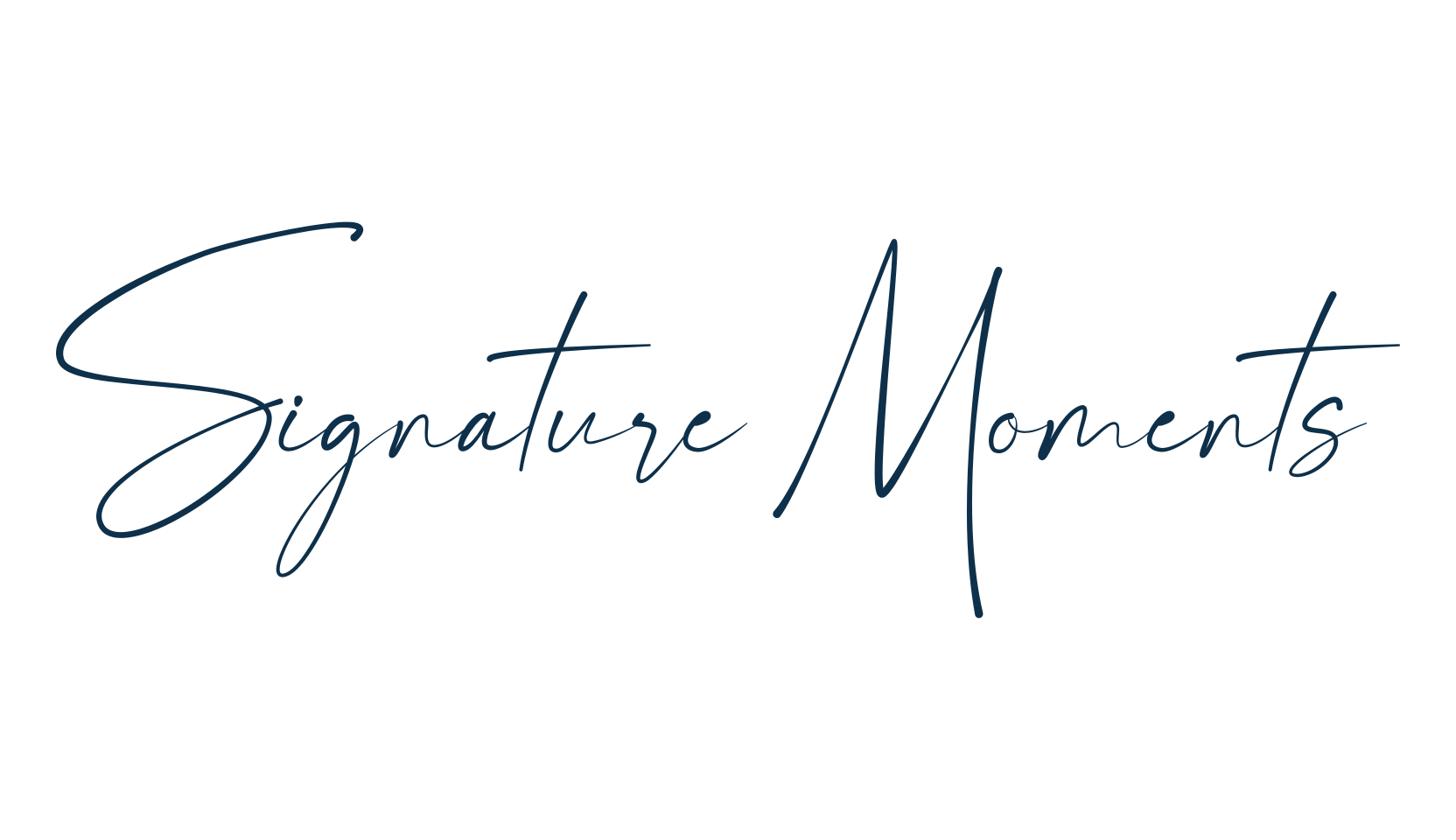 Signature Moments, script handwritten fancy decorative calligraphy font preview