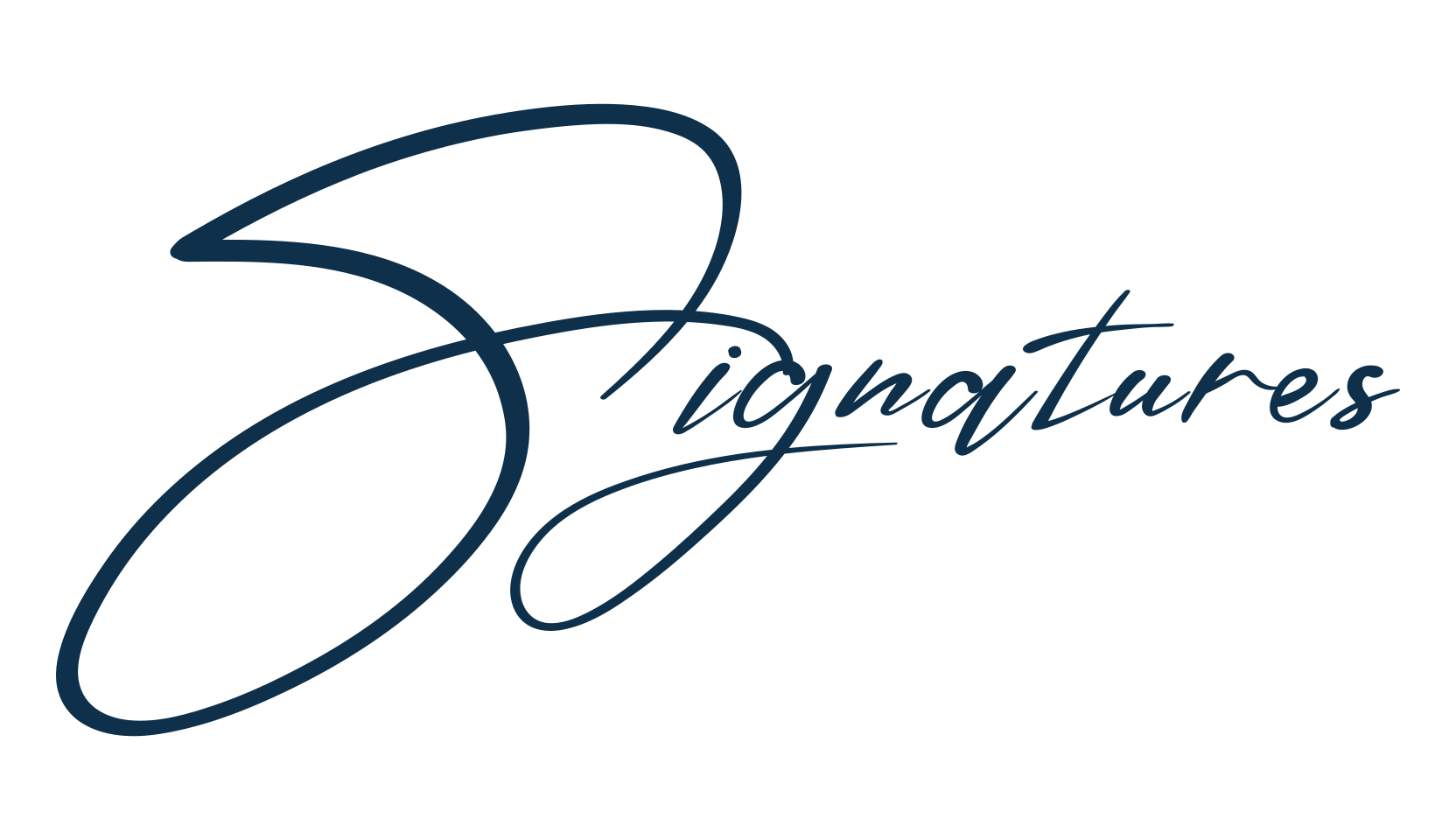 Signatures, script handwritten fancy decorative calligraphy font preview