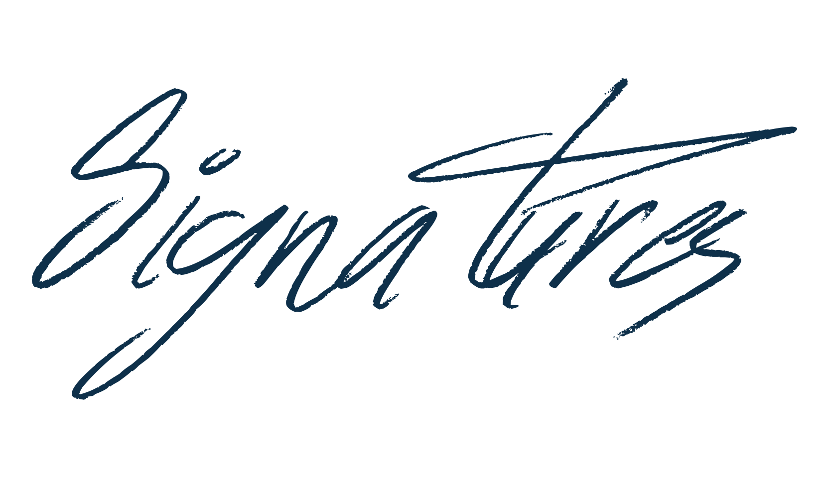 Signatures (signatures), handwriting font preview