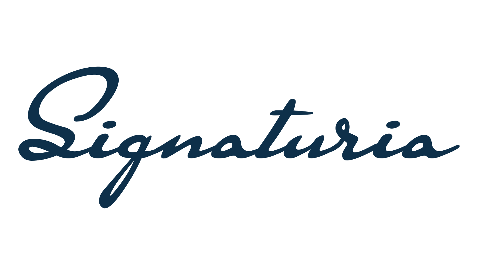 Signaturia, handwriting font preview