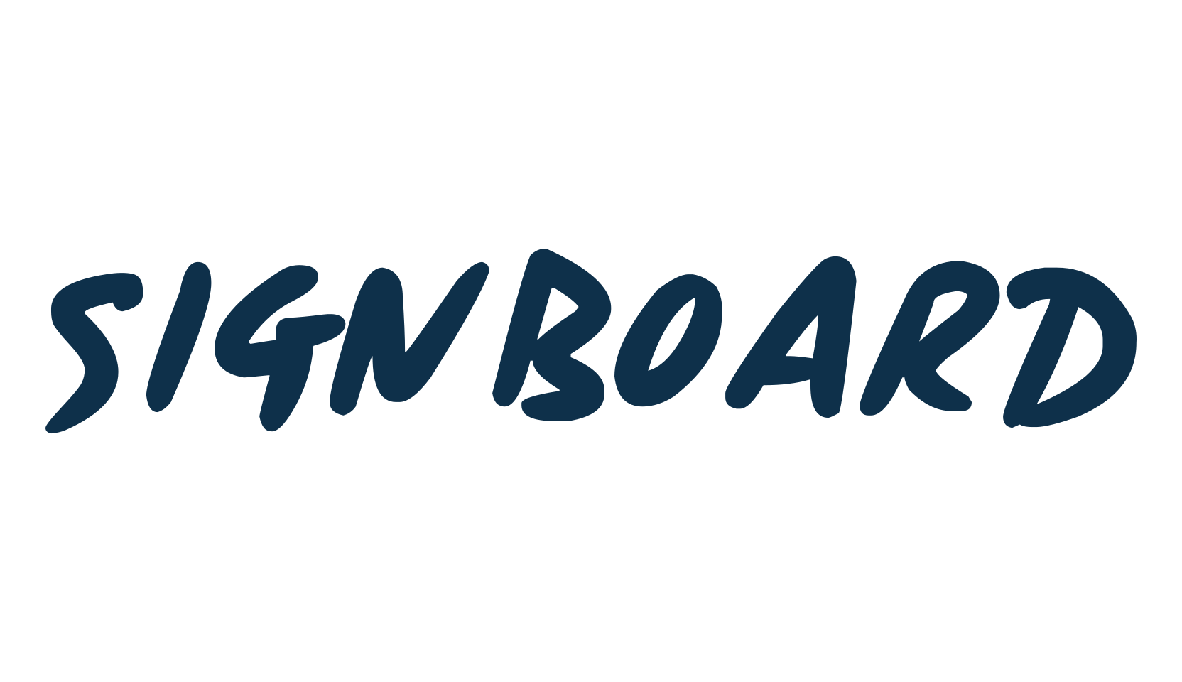 Signboard, script handwritten fancy decorative calligraphy font preview