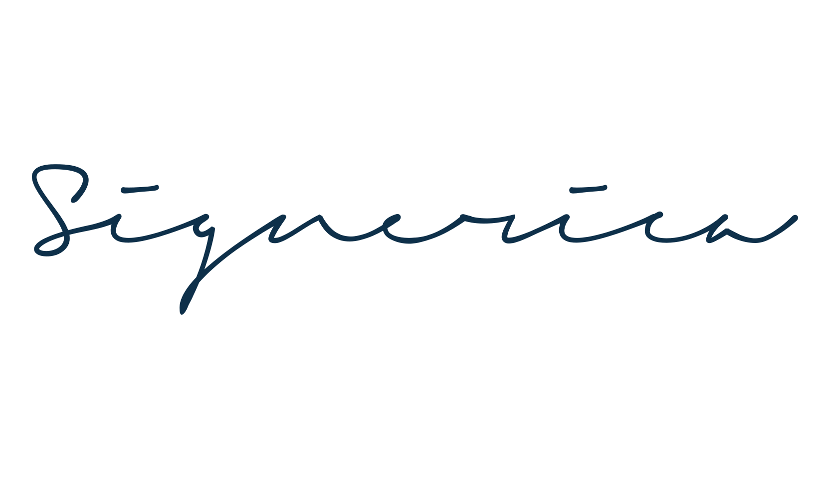 Signerica, handwriting font preview