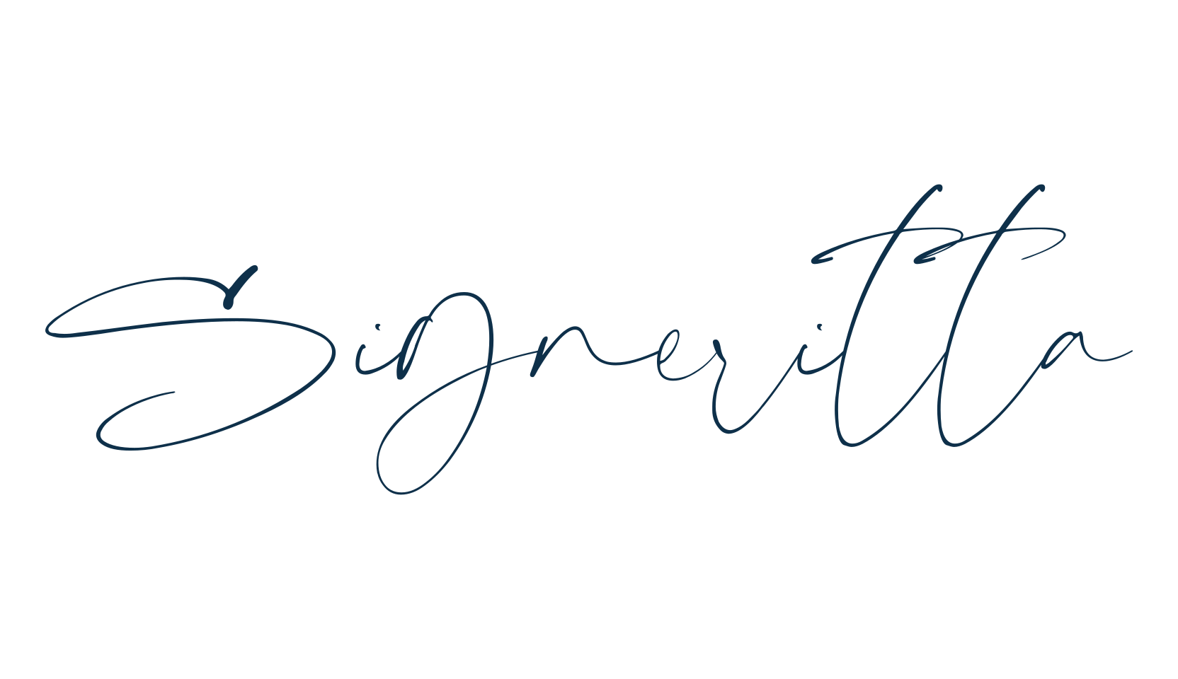 Signeritta, script handwritten fancy decorative calligraphy font preview