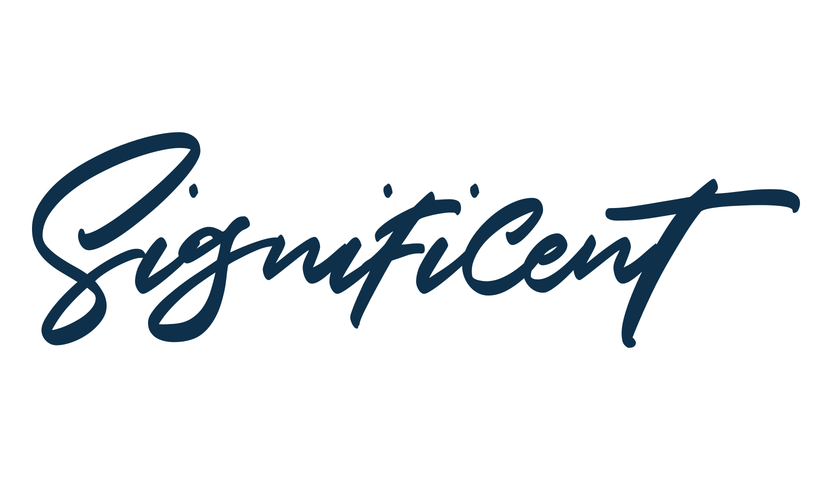 Significent, fancy various decorative script calligraphy font preview