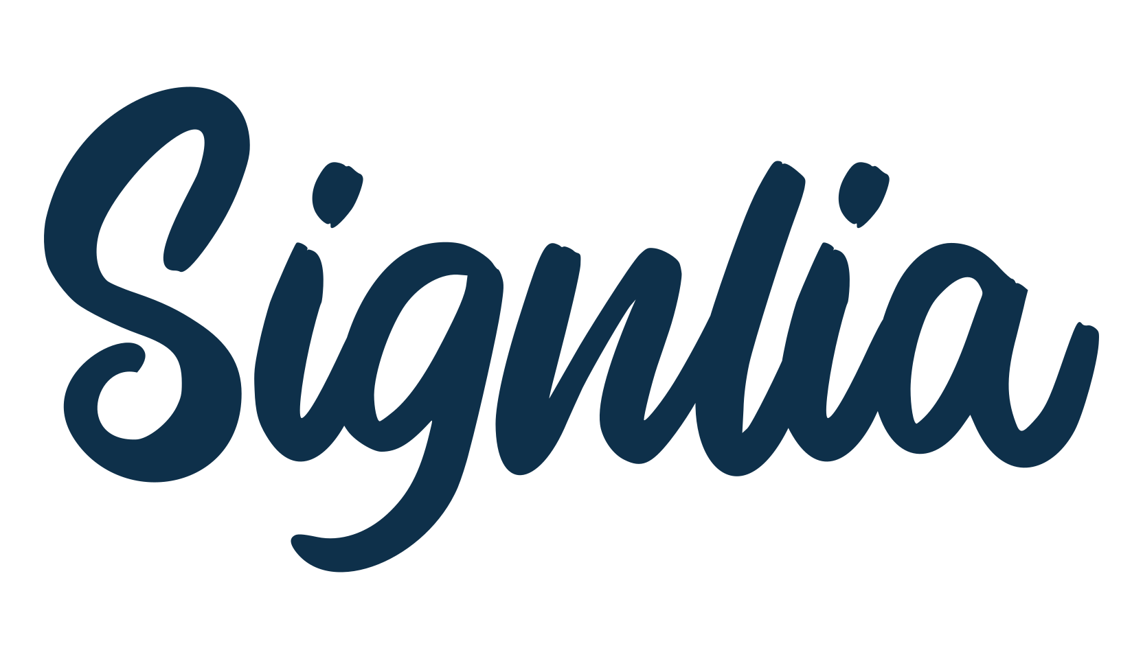 Signlia, script handwritten fancy decorative calligraphy font preview