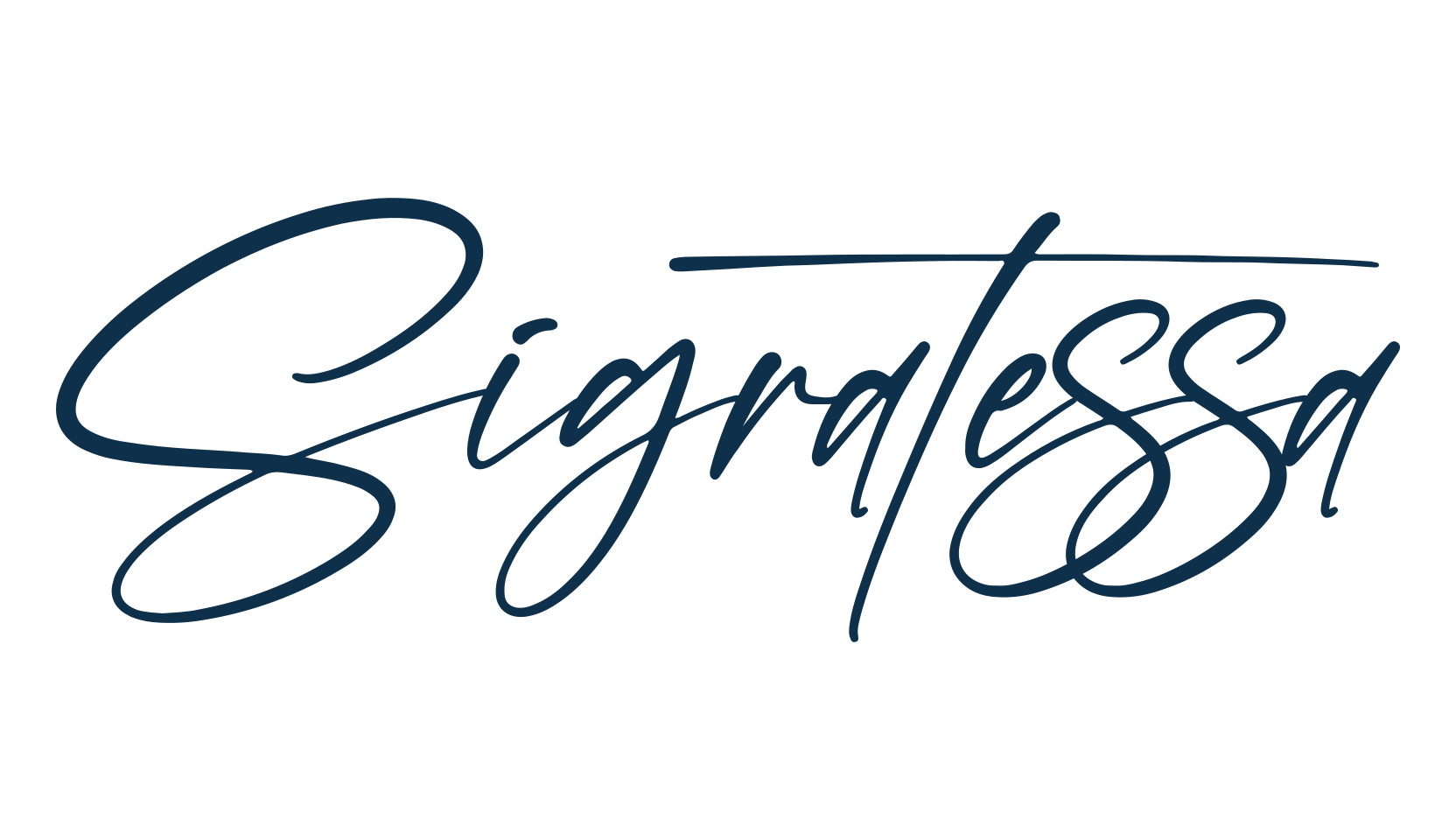 Sigratessa, script handwritten fancy decorative calligraphy font preview