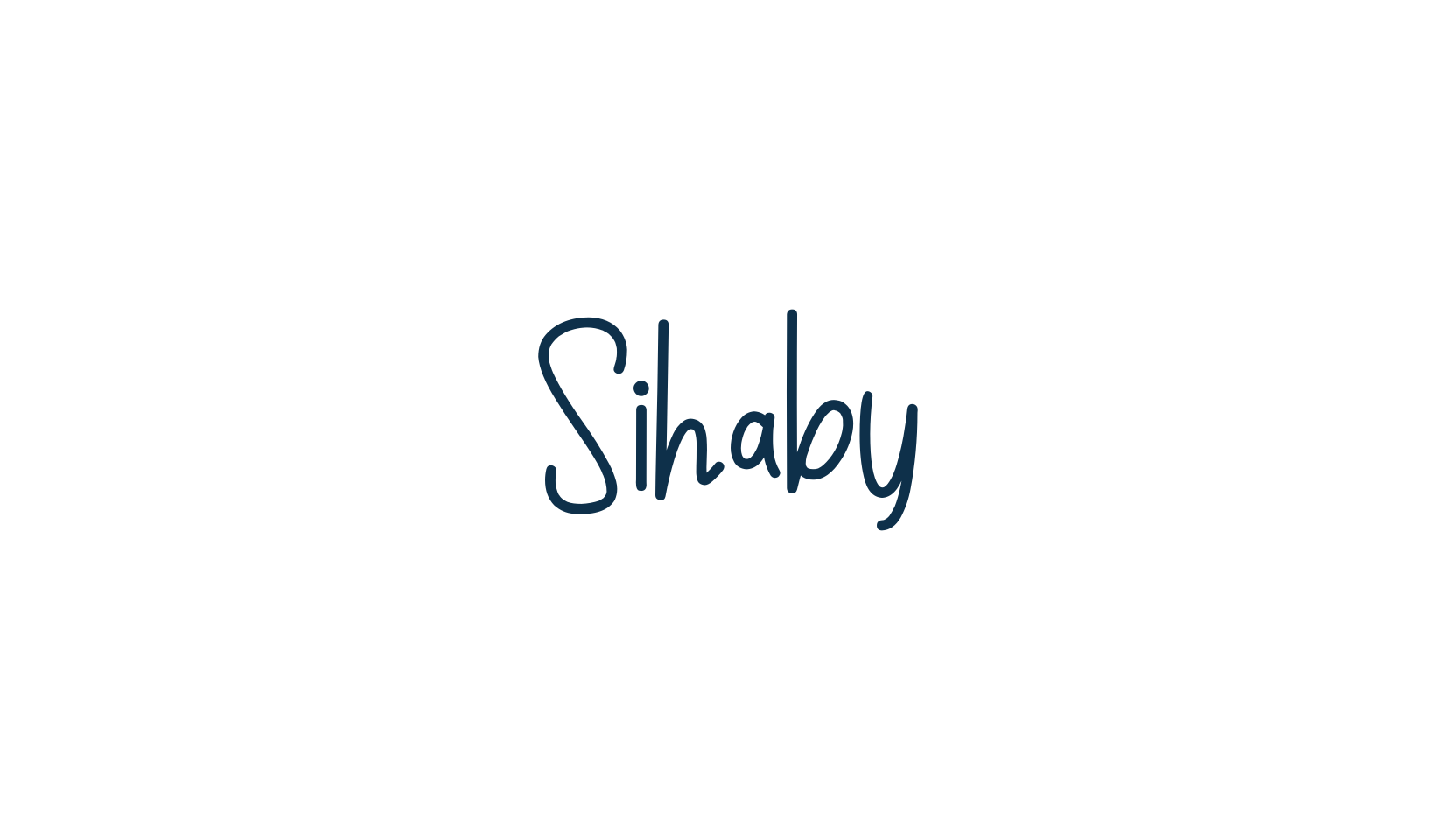 Sihaby, script handwritten fancy decorative calligraphy font preview