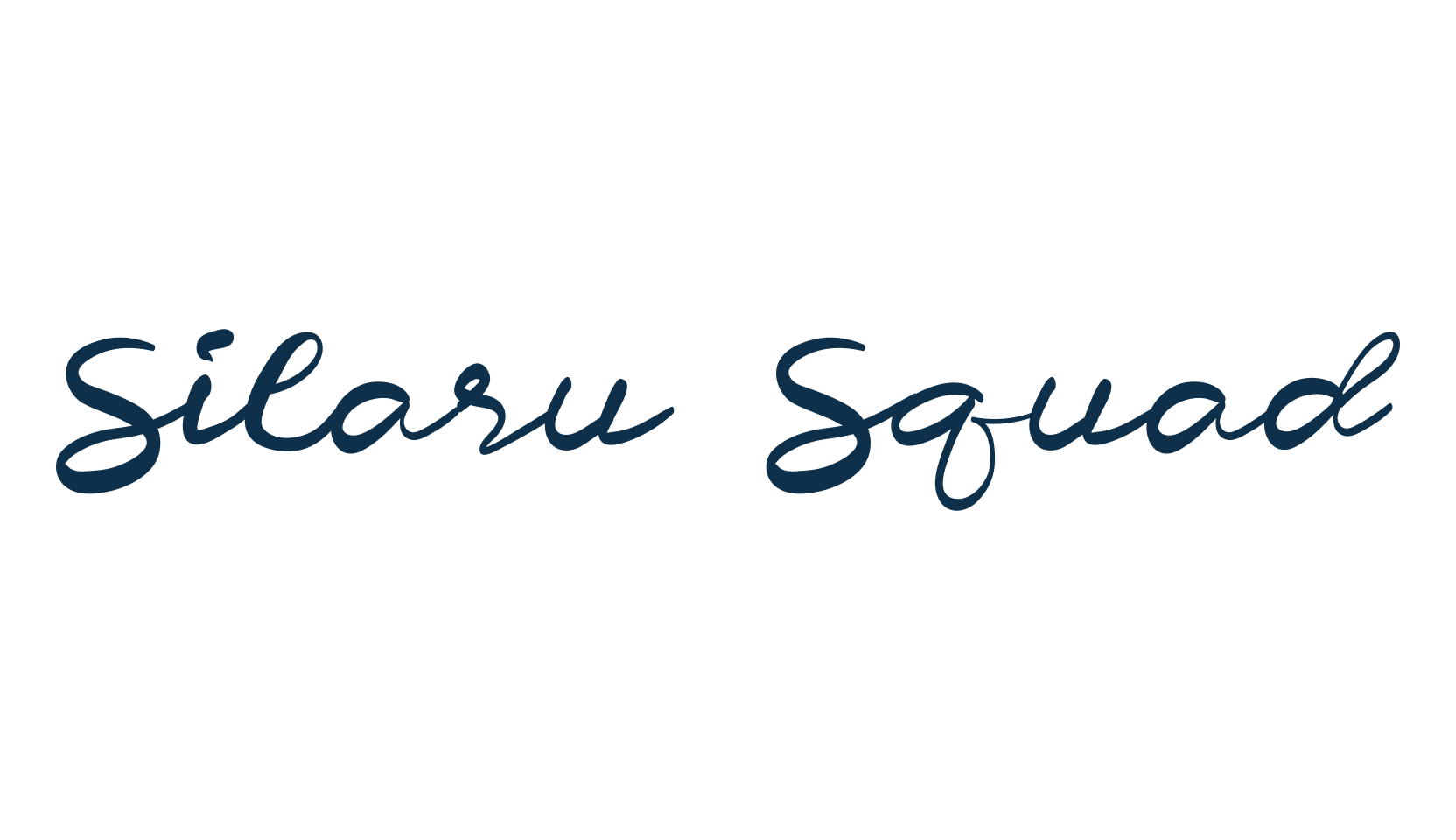 Silaru Squad, handwriting font preview