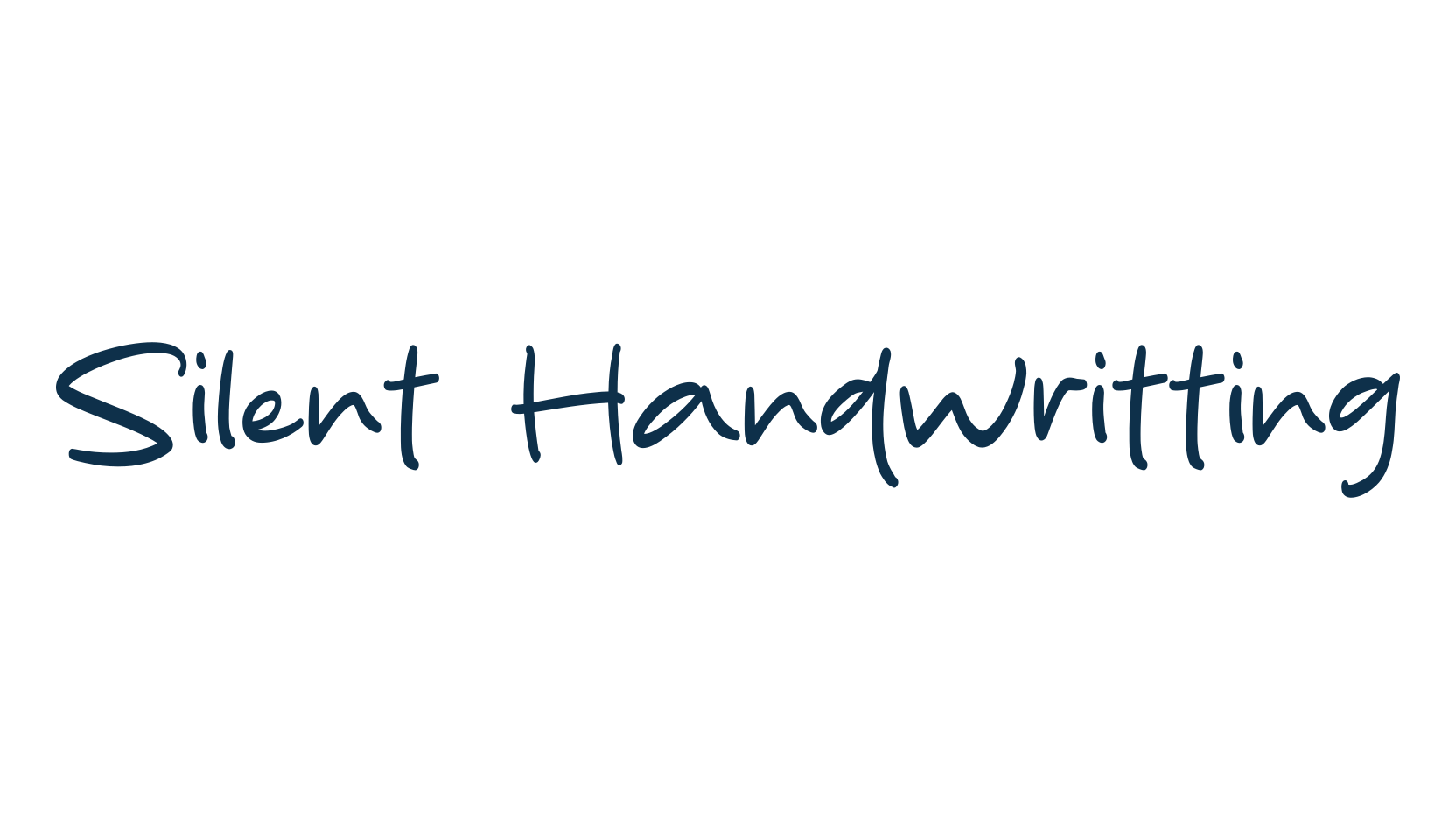 Silent Handwritting, script handwritten fancy decorative calligraphy font preview