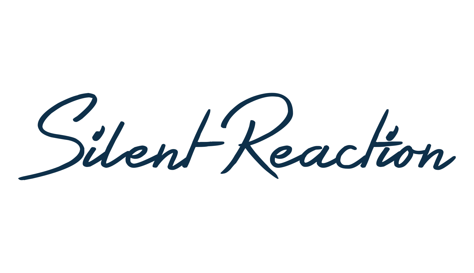 Silent Reaction, handwriting font preview