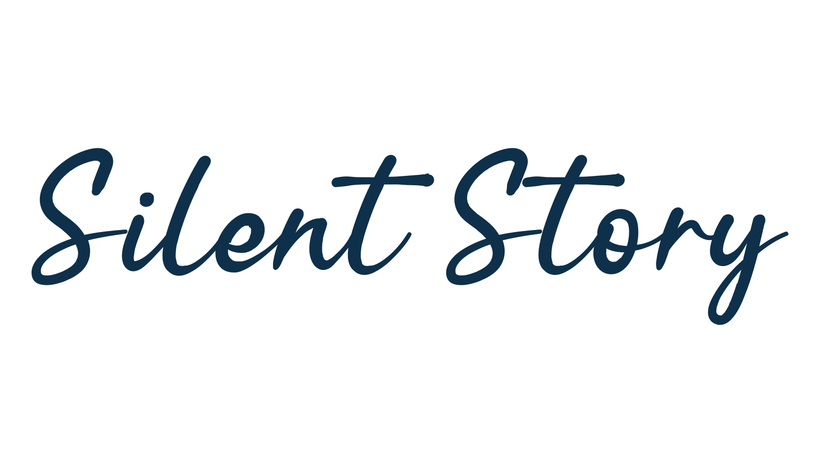 Silent Story, handwriting font preview