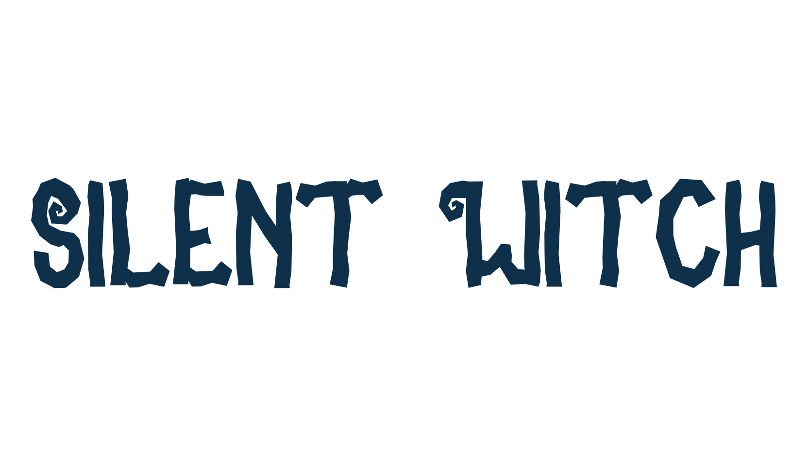 Silent Witch, display market font preview