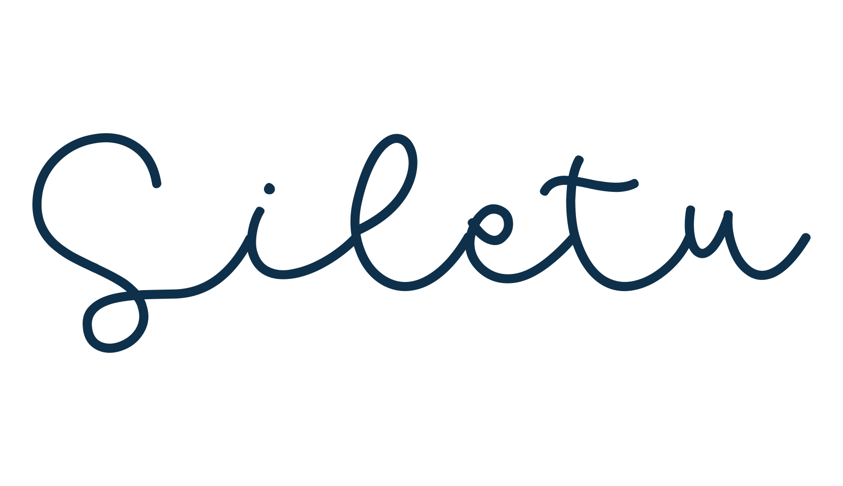 Siletu, handwriting font preview