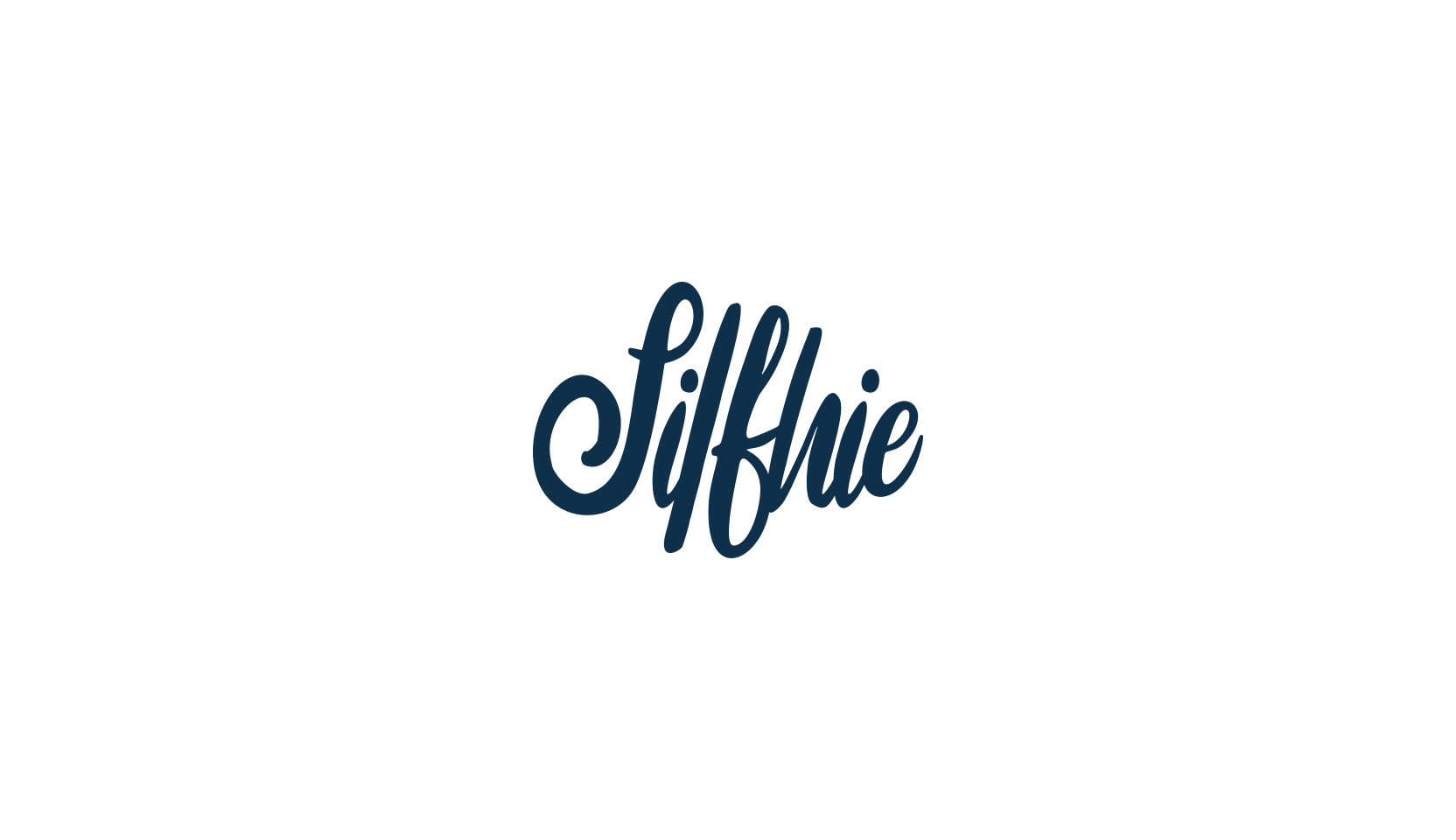 Silfhie, script handwritten fancy decorative calligraphy font preview