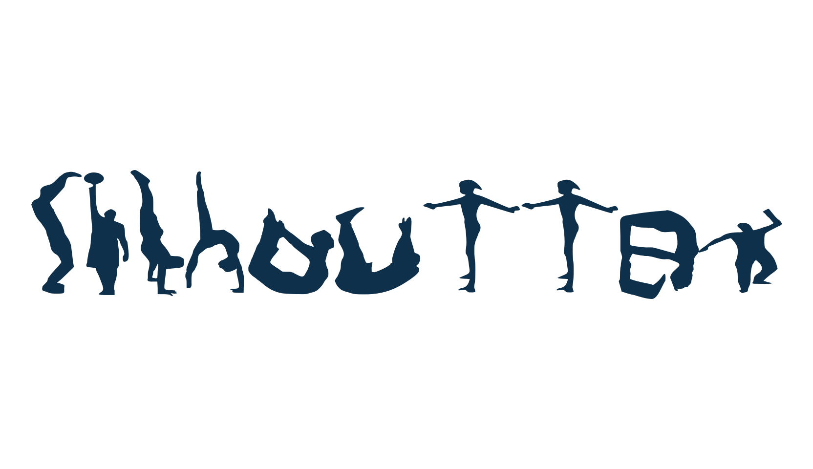 Silhouttes, decorative font preview