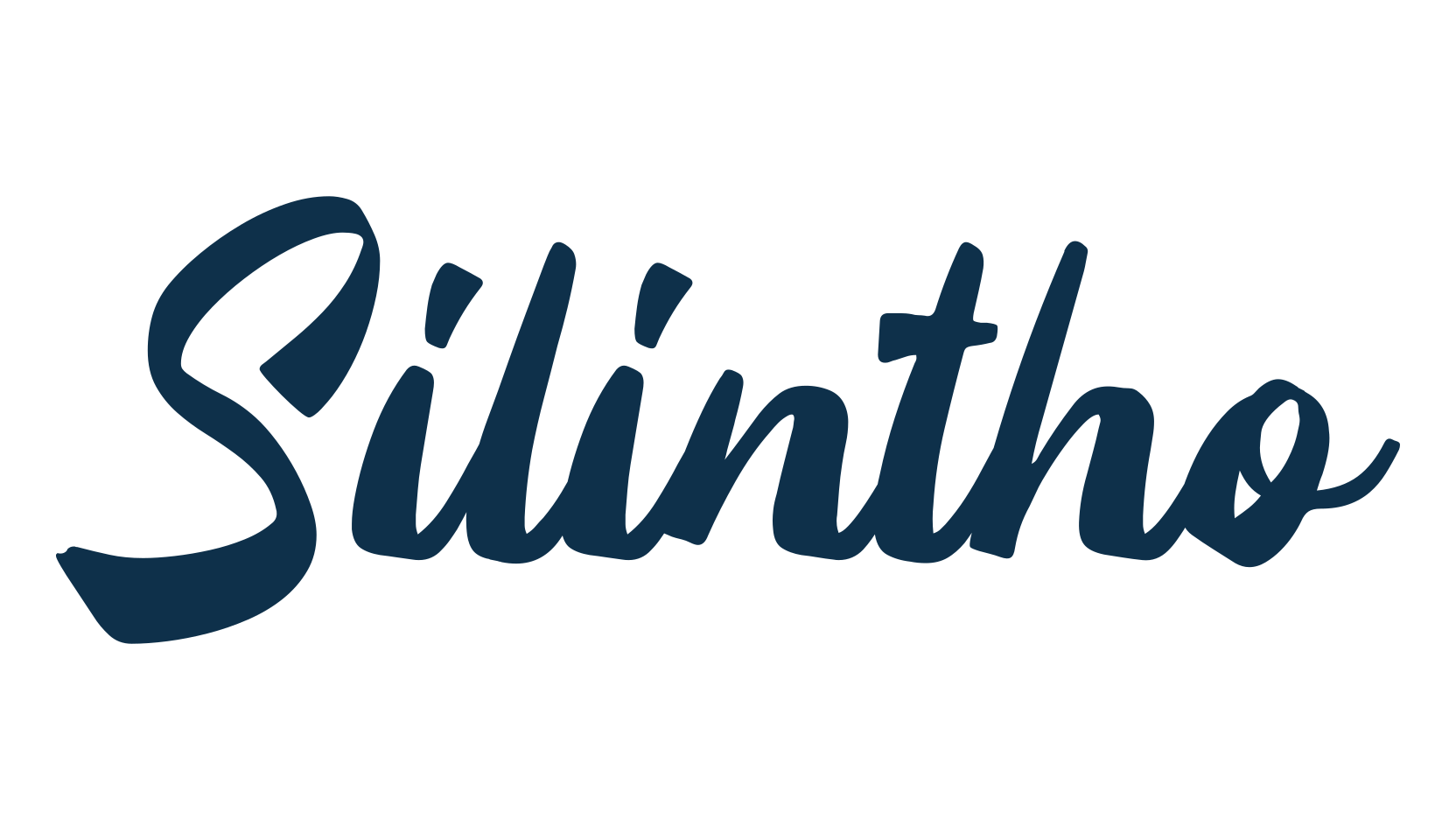 Silintho, fancy decorative font preview