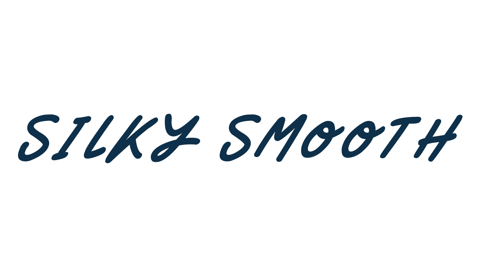 Silky Smooth, fancy cartoon decorative comic font preview